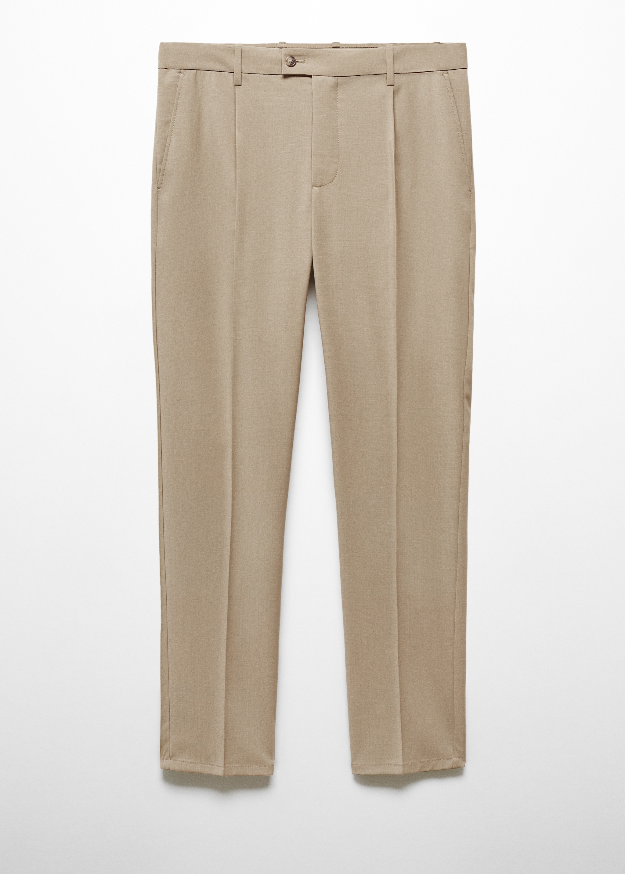 Cold wool trousers with pleat detail - Article without model