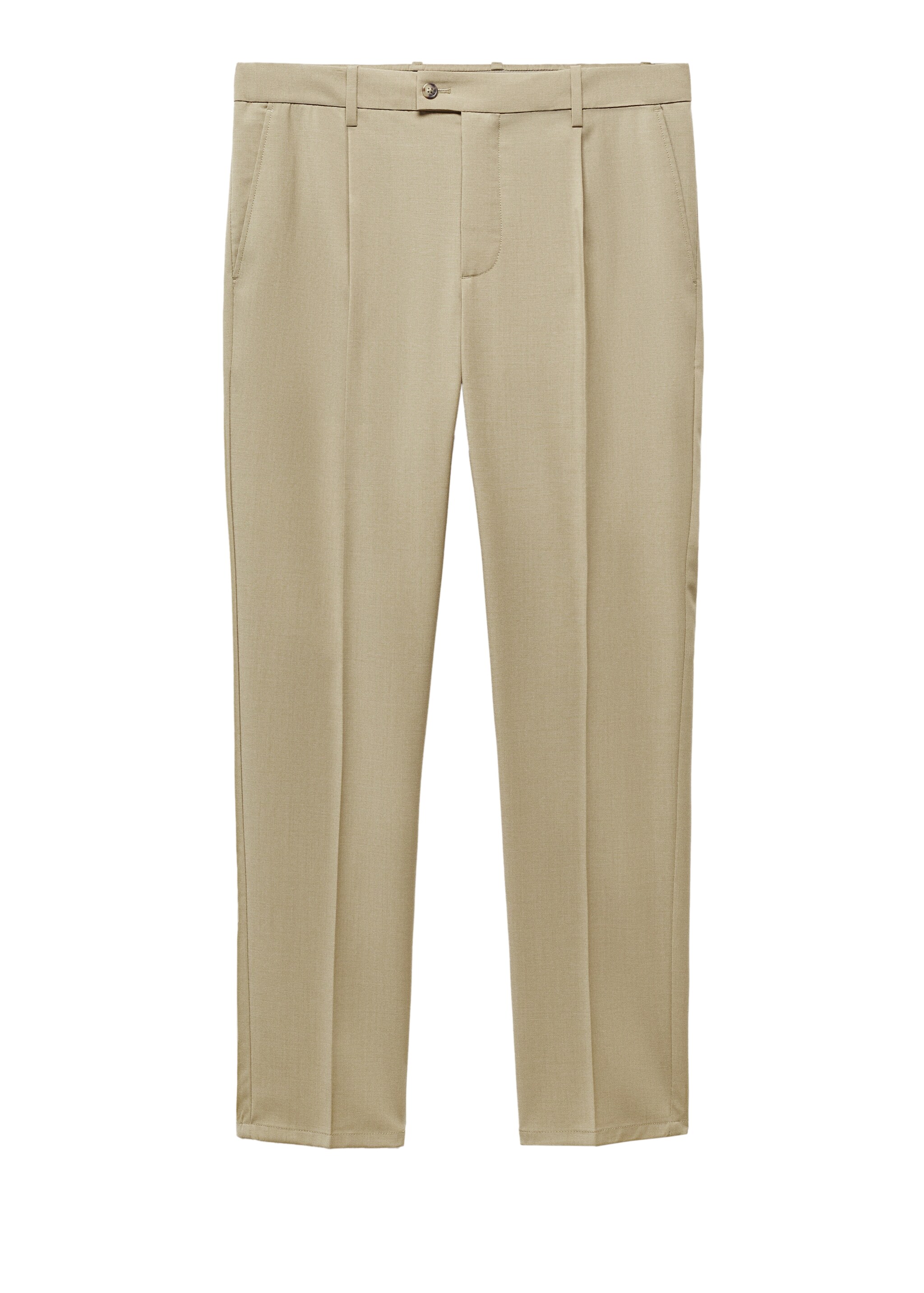Cold wool trousers with pleat detail - Details of the article 9