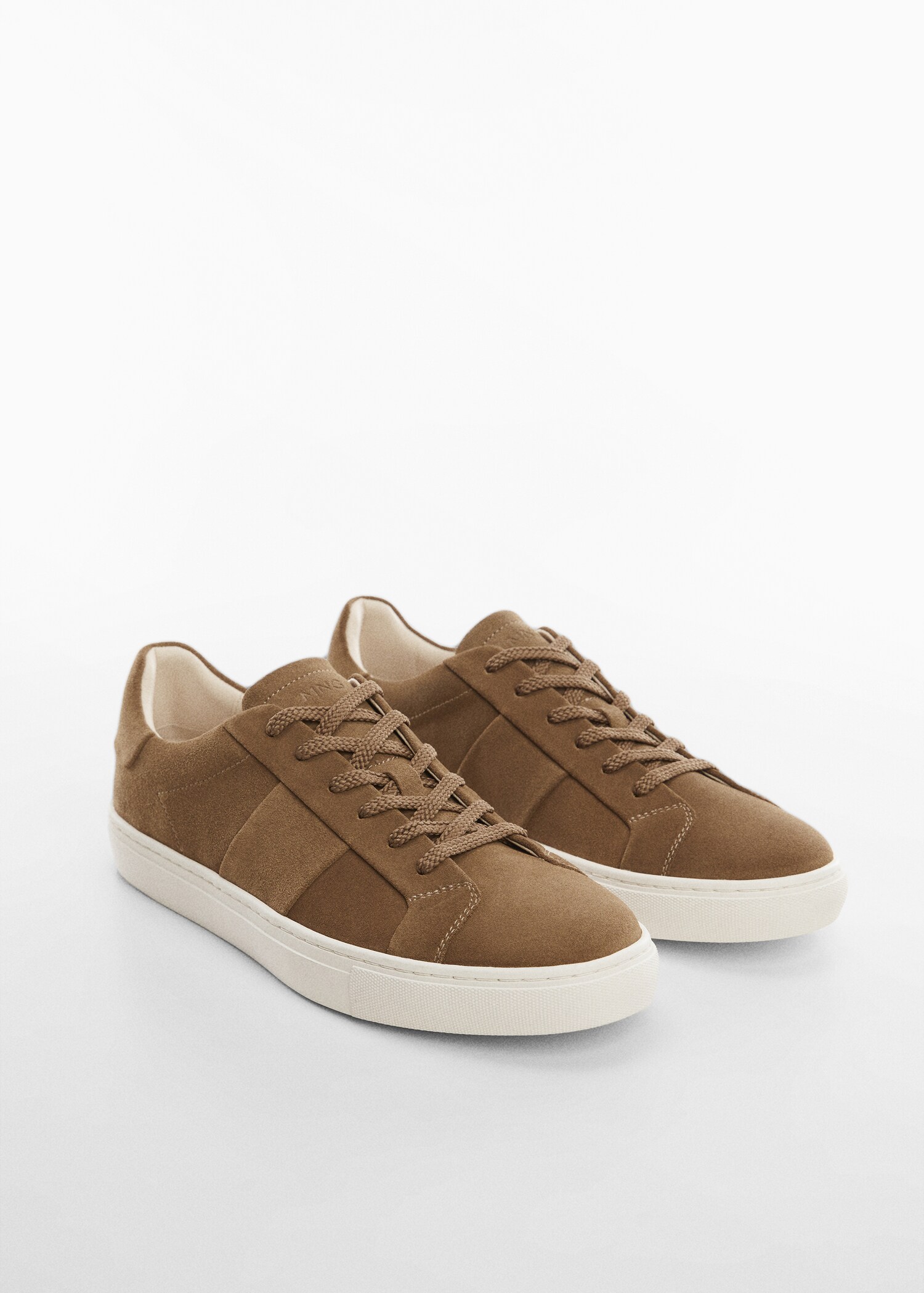 Laces suede sneaker - Medium plane