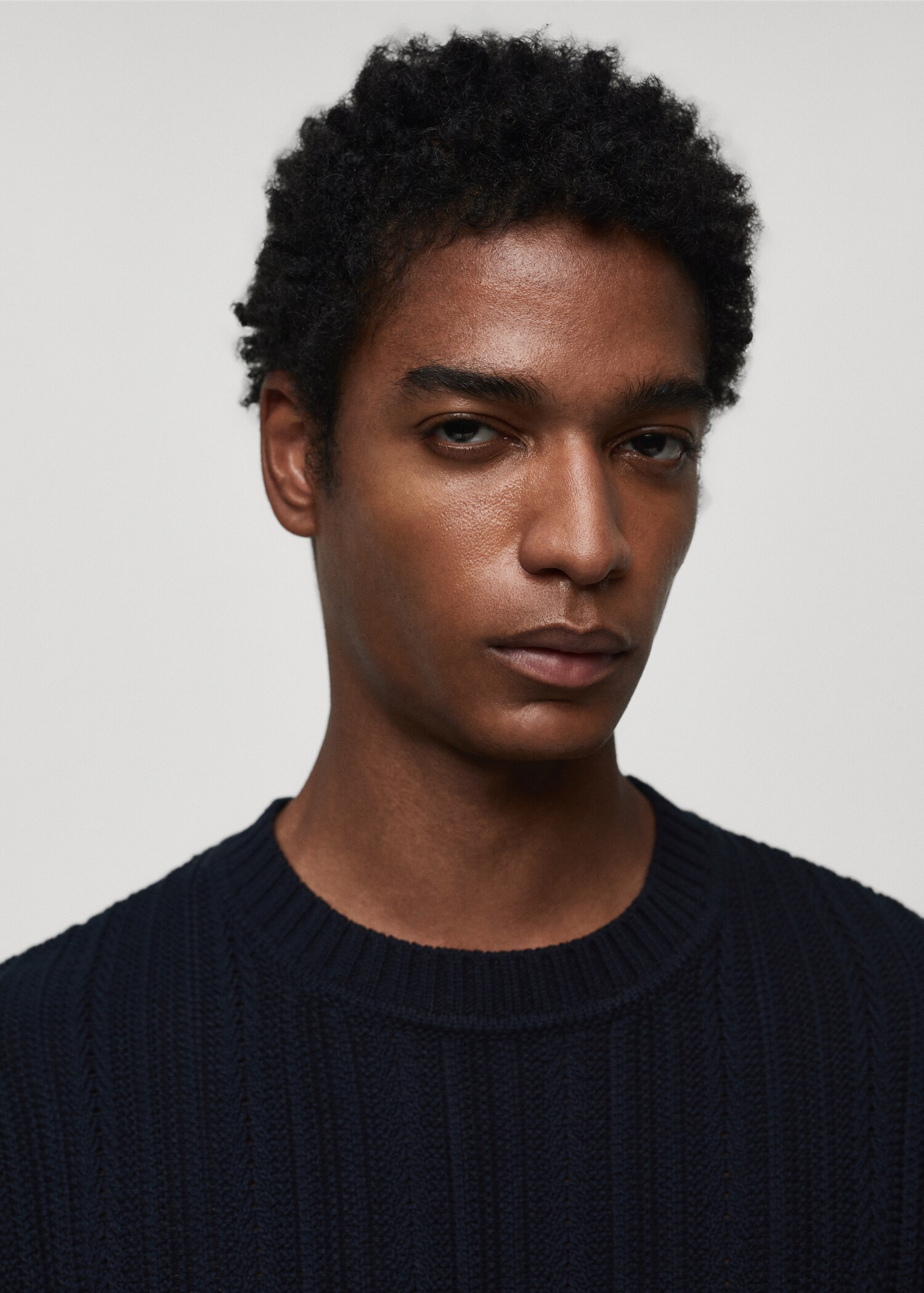 Pull-over combiné maille - Détail de l'article 1