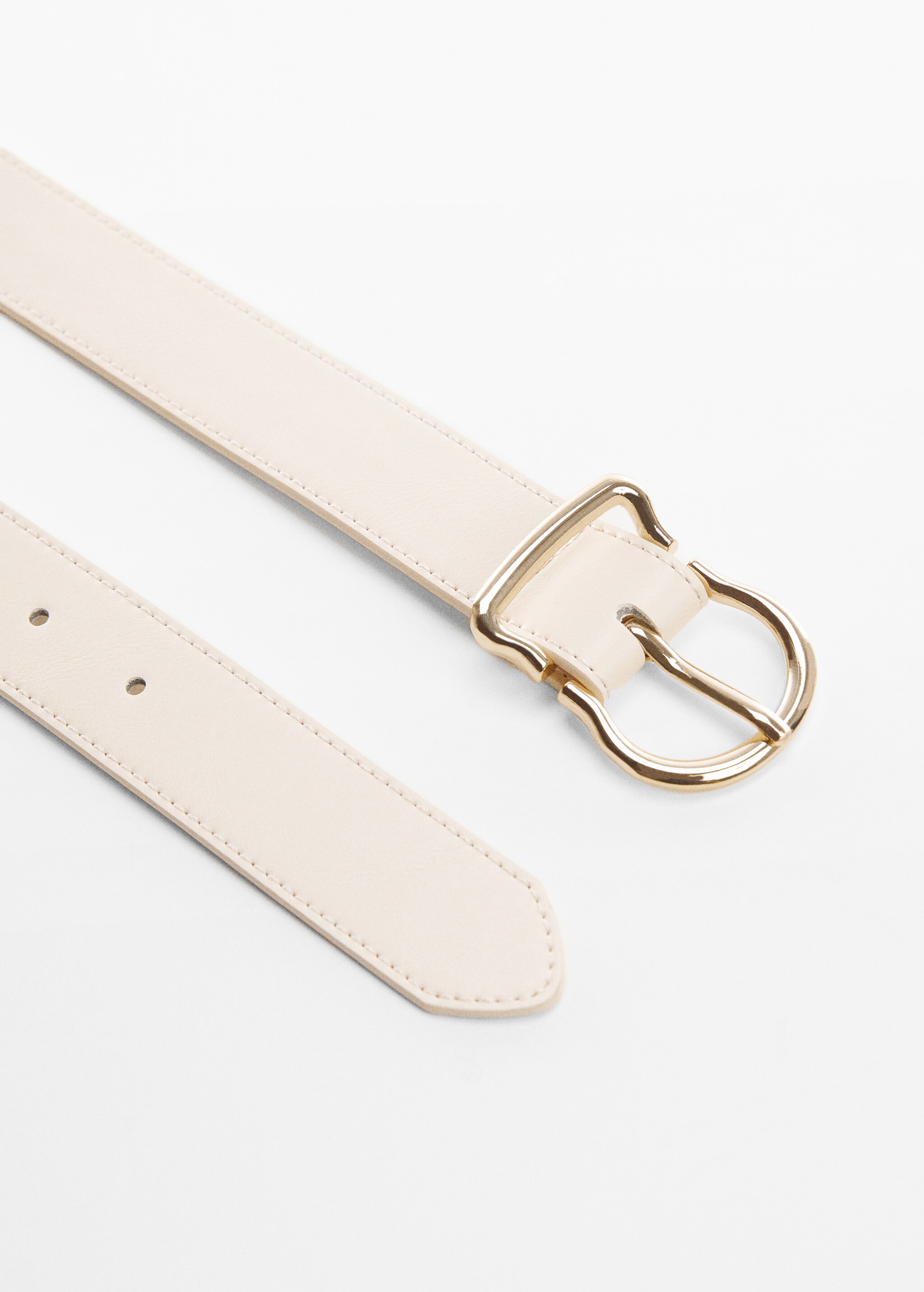 Faux-leather belt - Medium plane