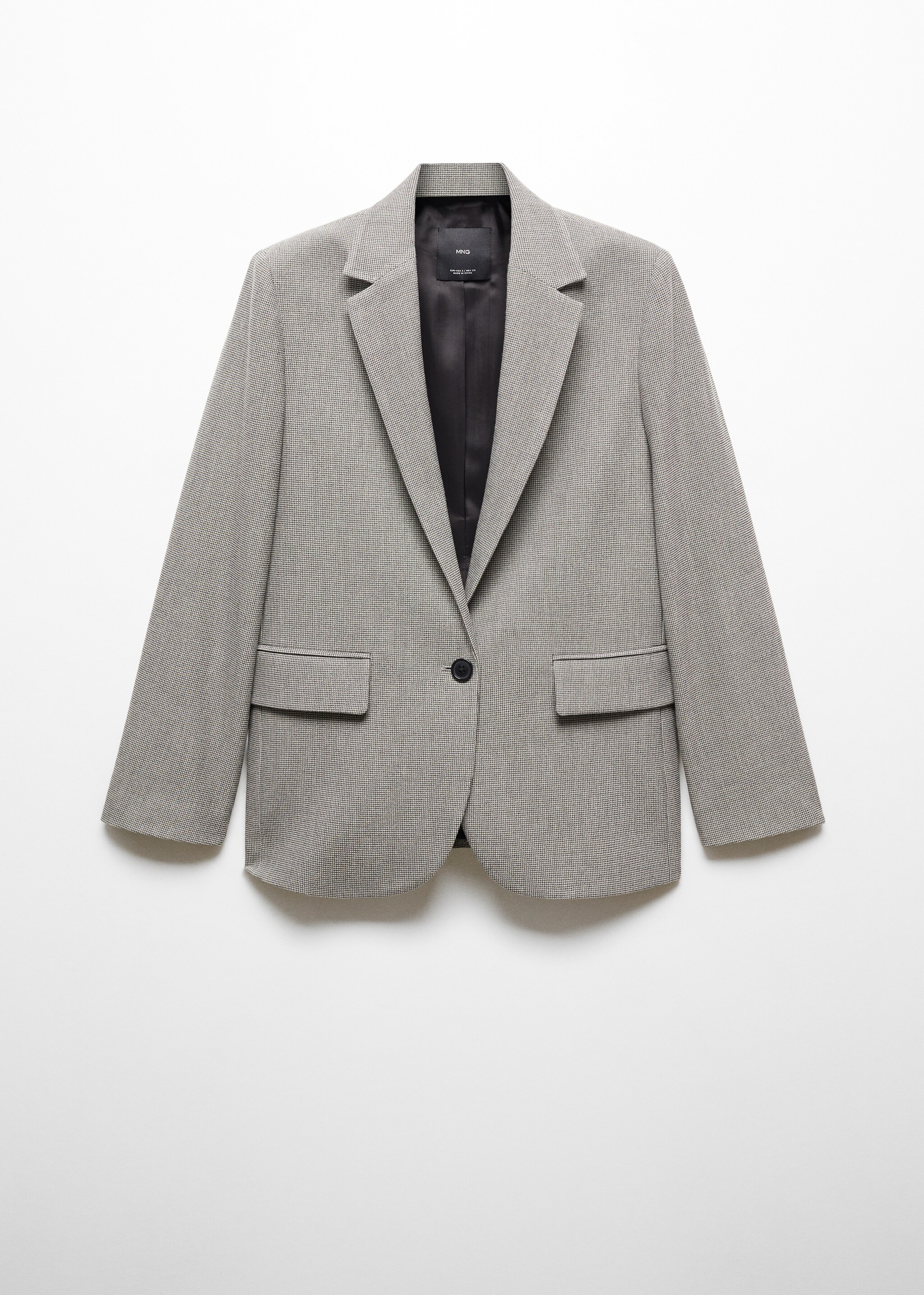 Lapels Houndstooth suit blazer - Article without model