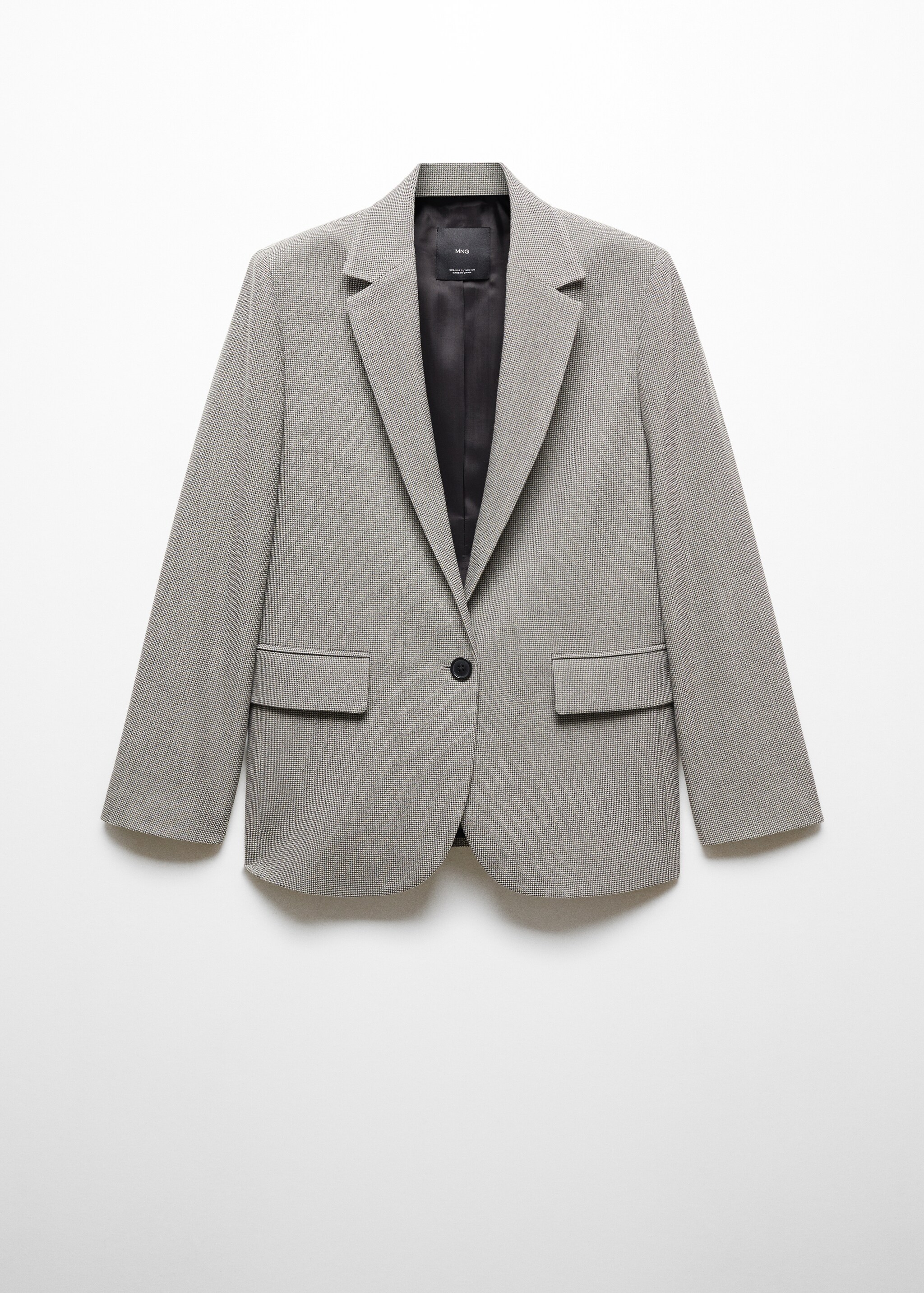 Lapels Houndstooth suit blazer - Article without model