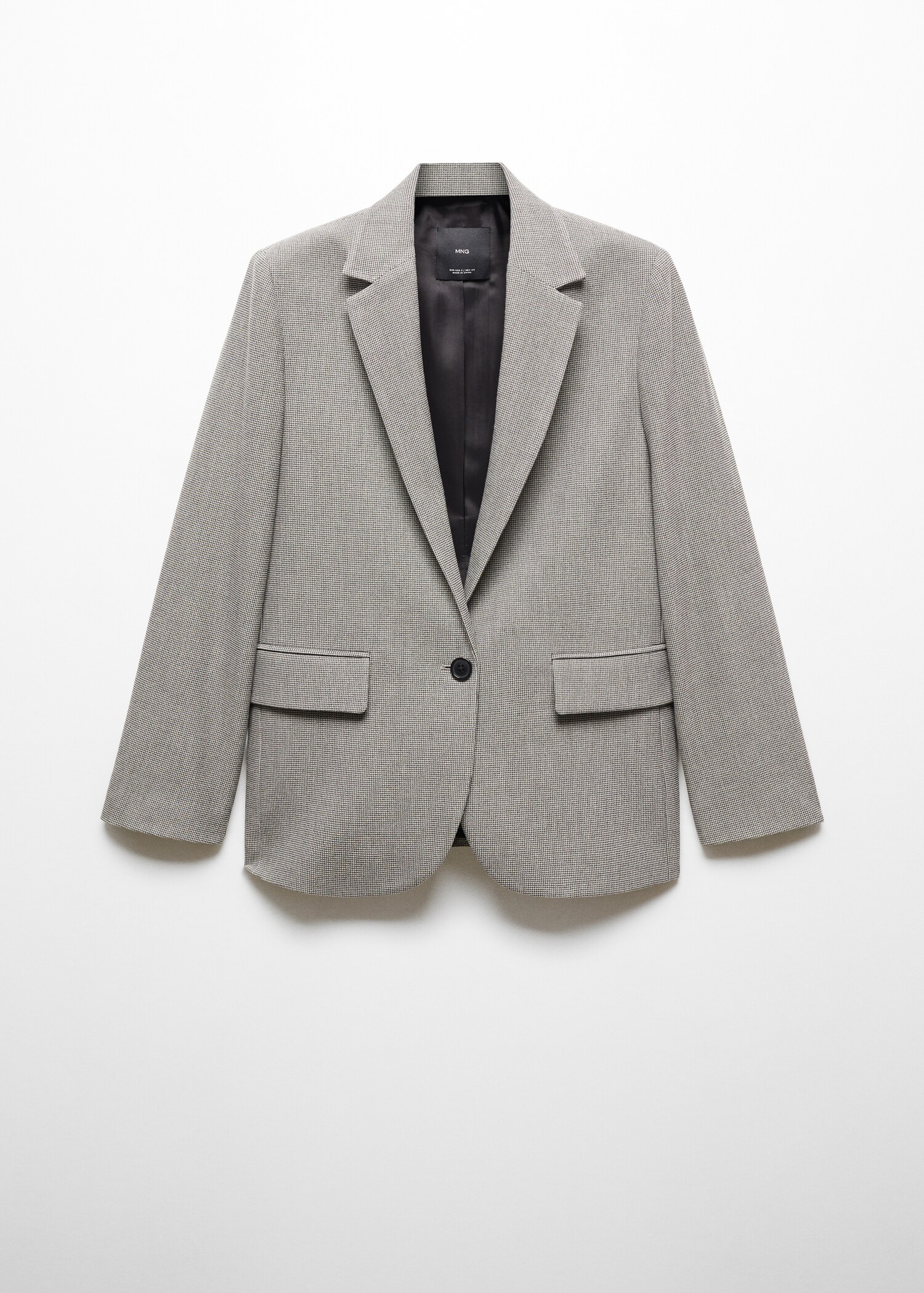 Lapels Houndstooth suit blazer - Article without model