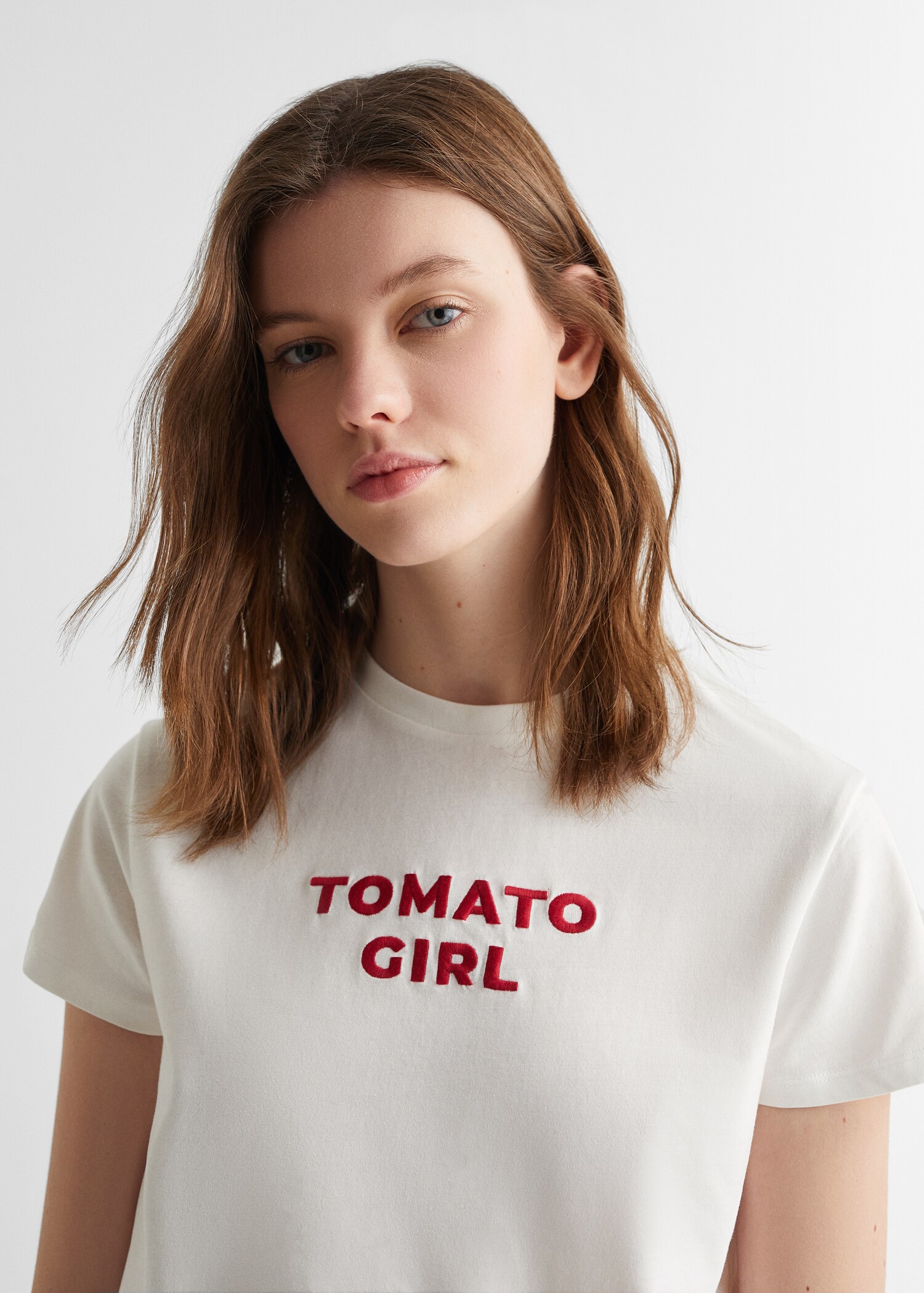 Printed message T-shirt - Details of the article 1