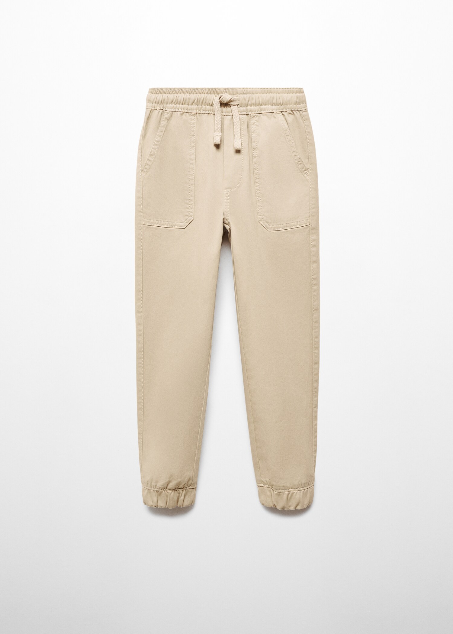 Cotton jogger-style trousers - Article without model