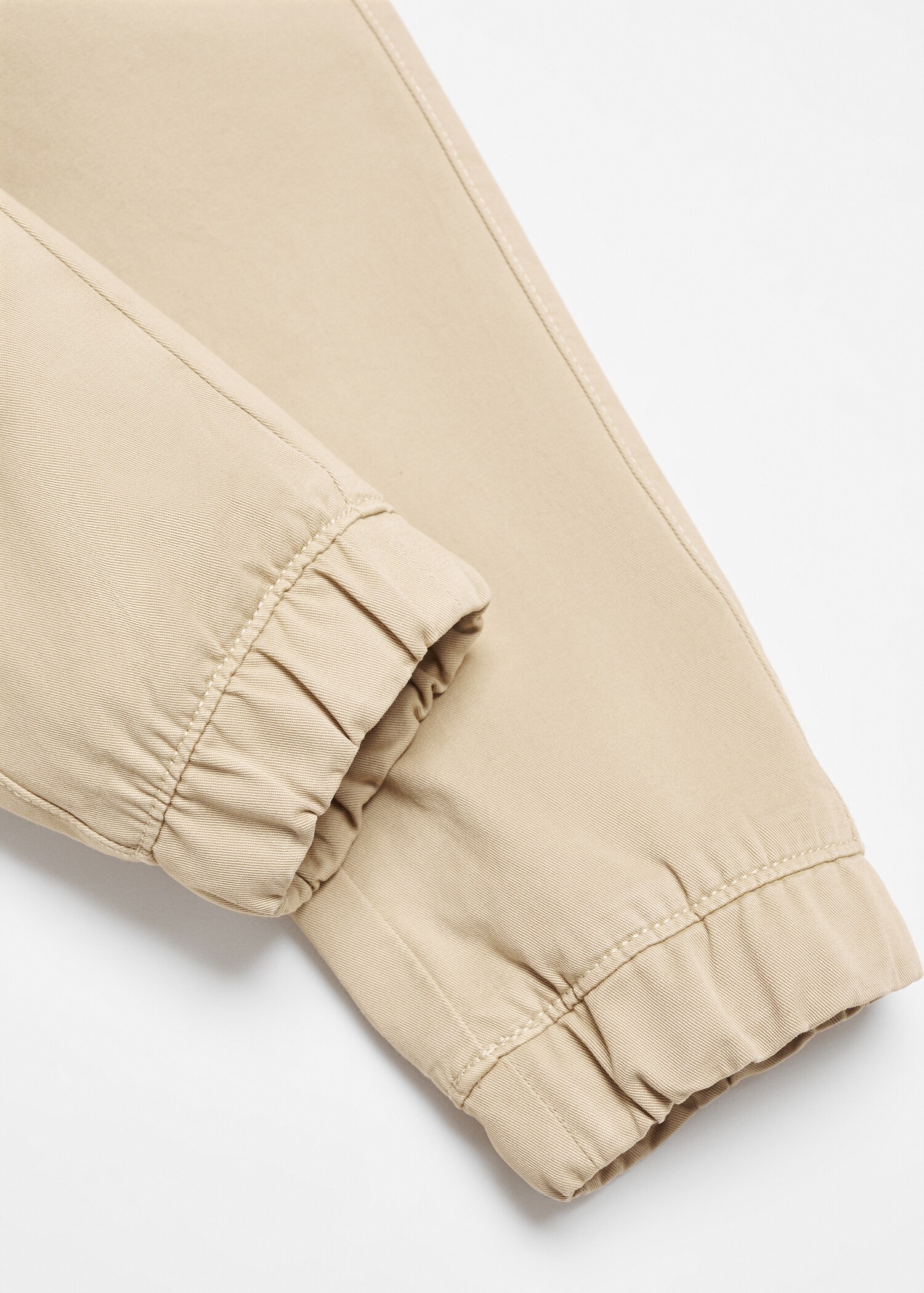 Cotton jogger-style trousers - Details of the article 8