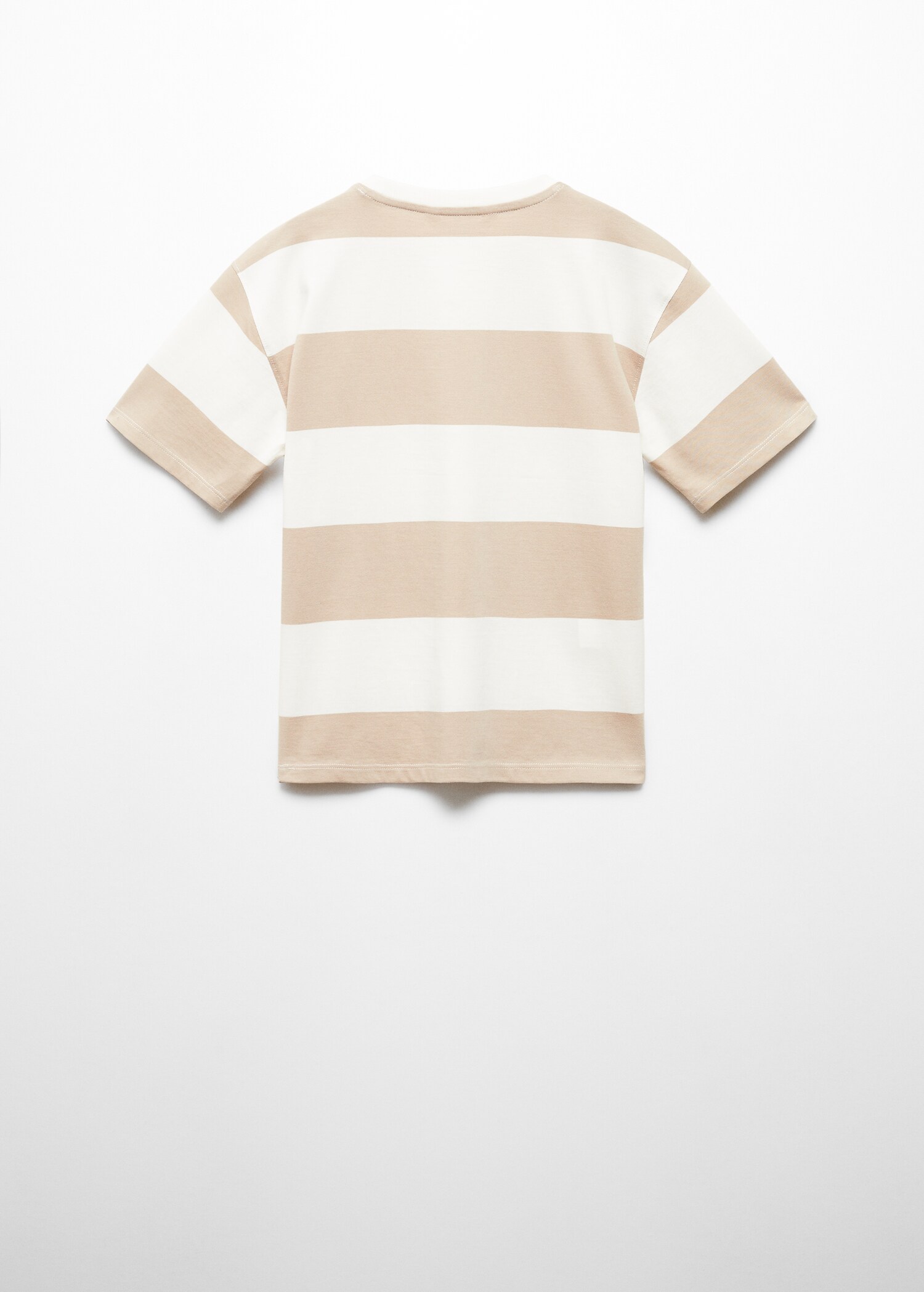 Gestreept katoenen T-shirt - Achterkant van het artikel