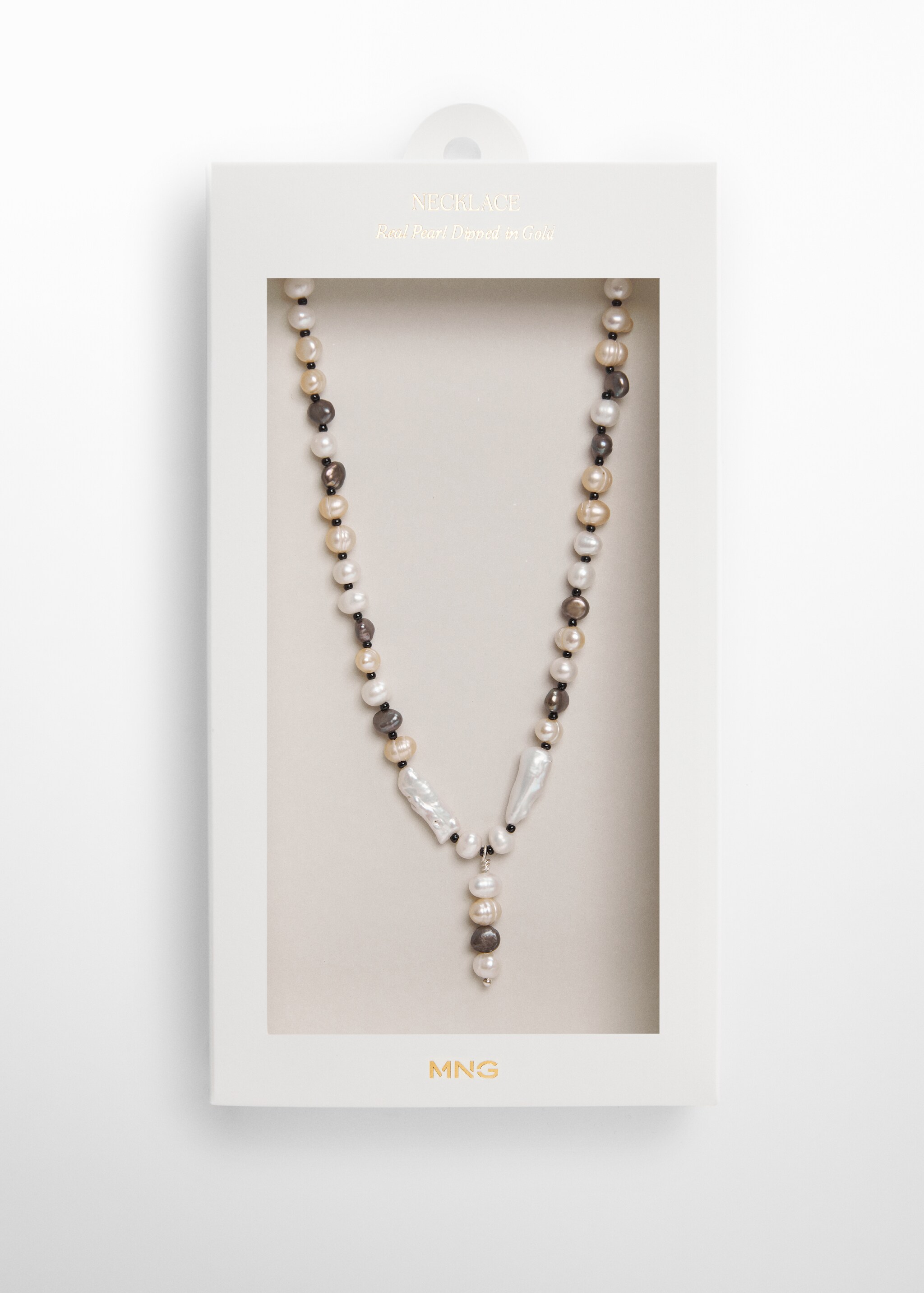 Combined natural pearl necklace - Details of the article 7