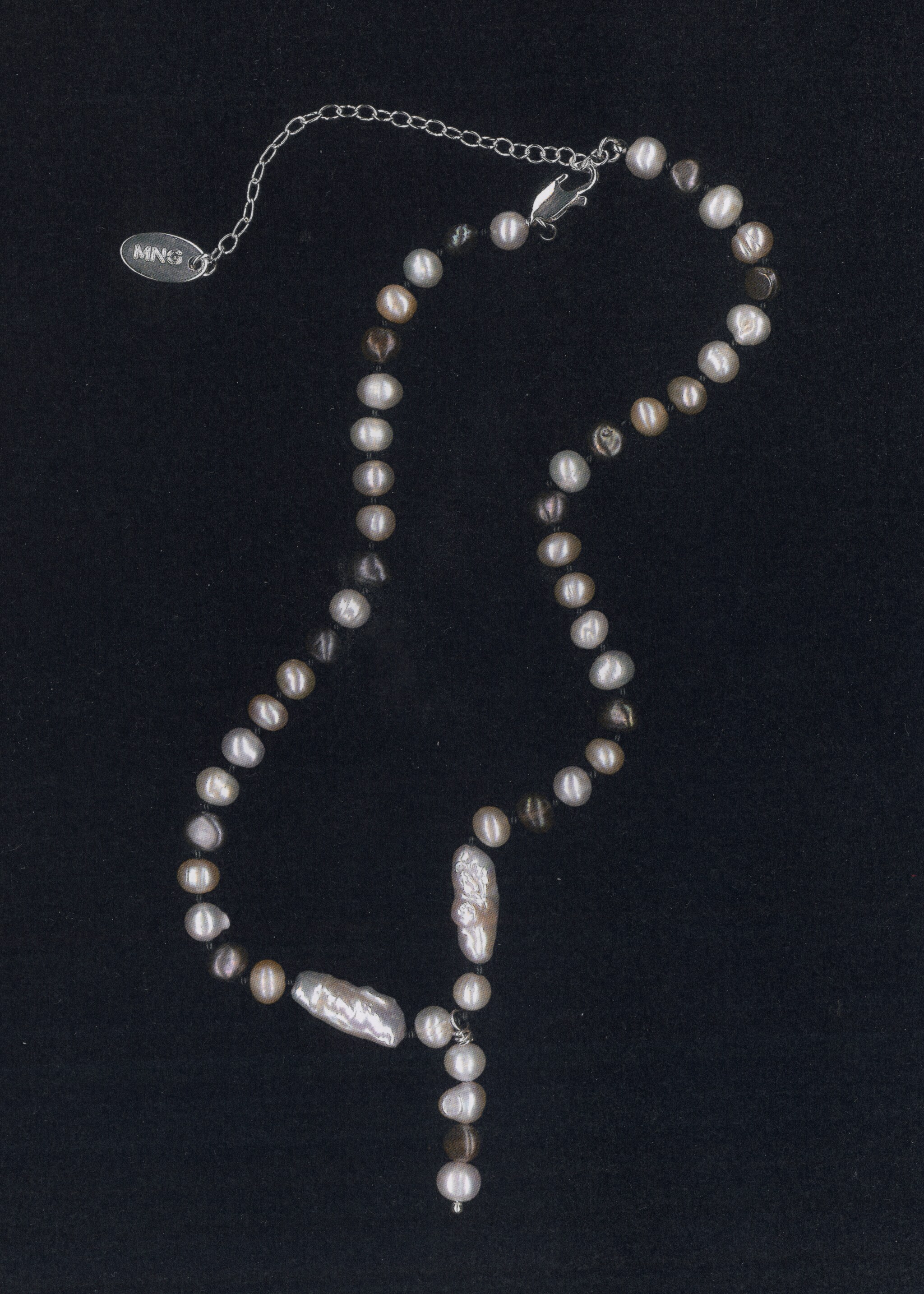 Combined natural pearl necklace - Details of the article 8