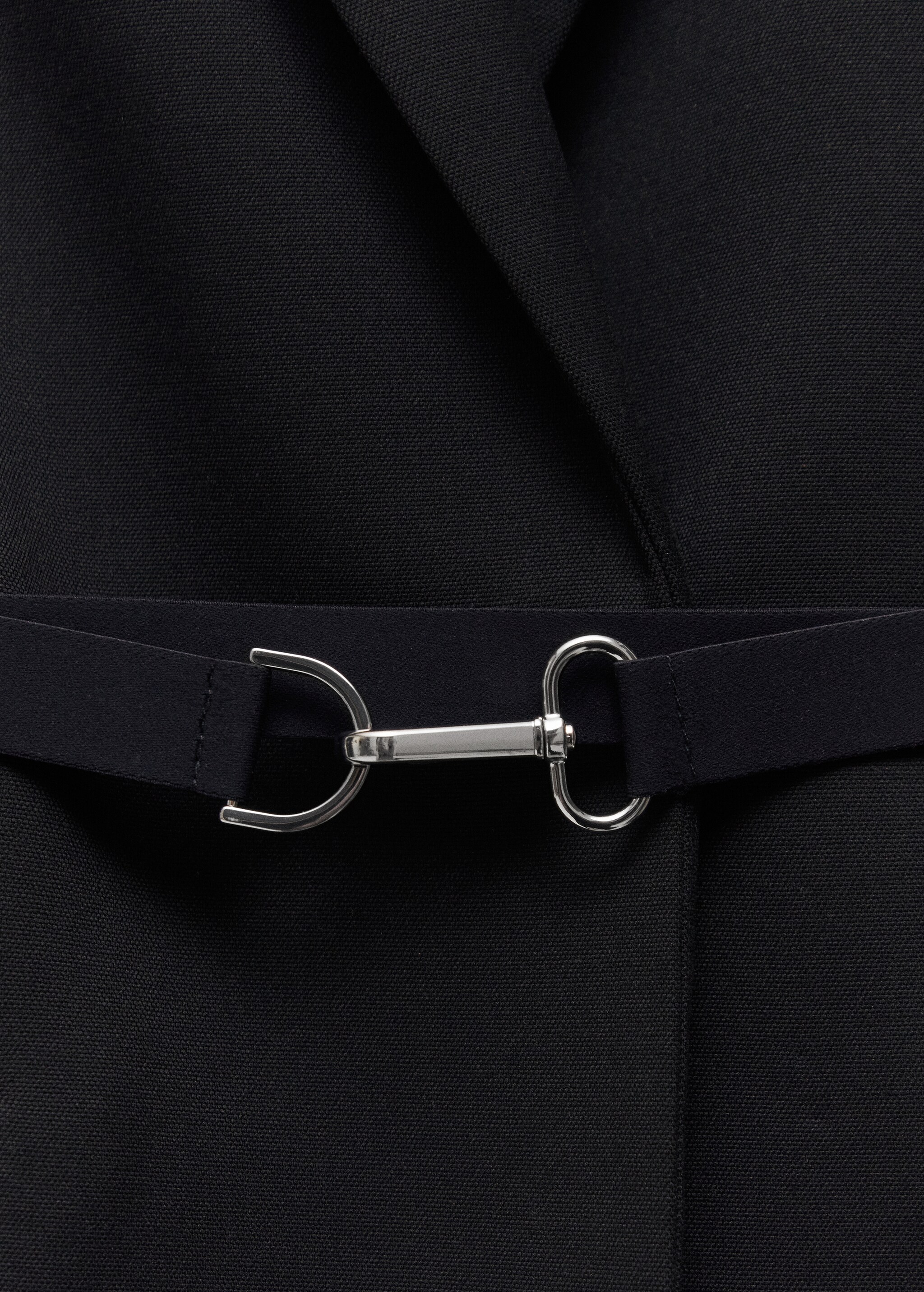Belt structured blazer - Details of the article 8