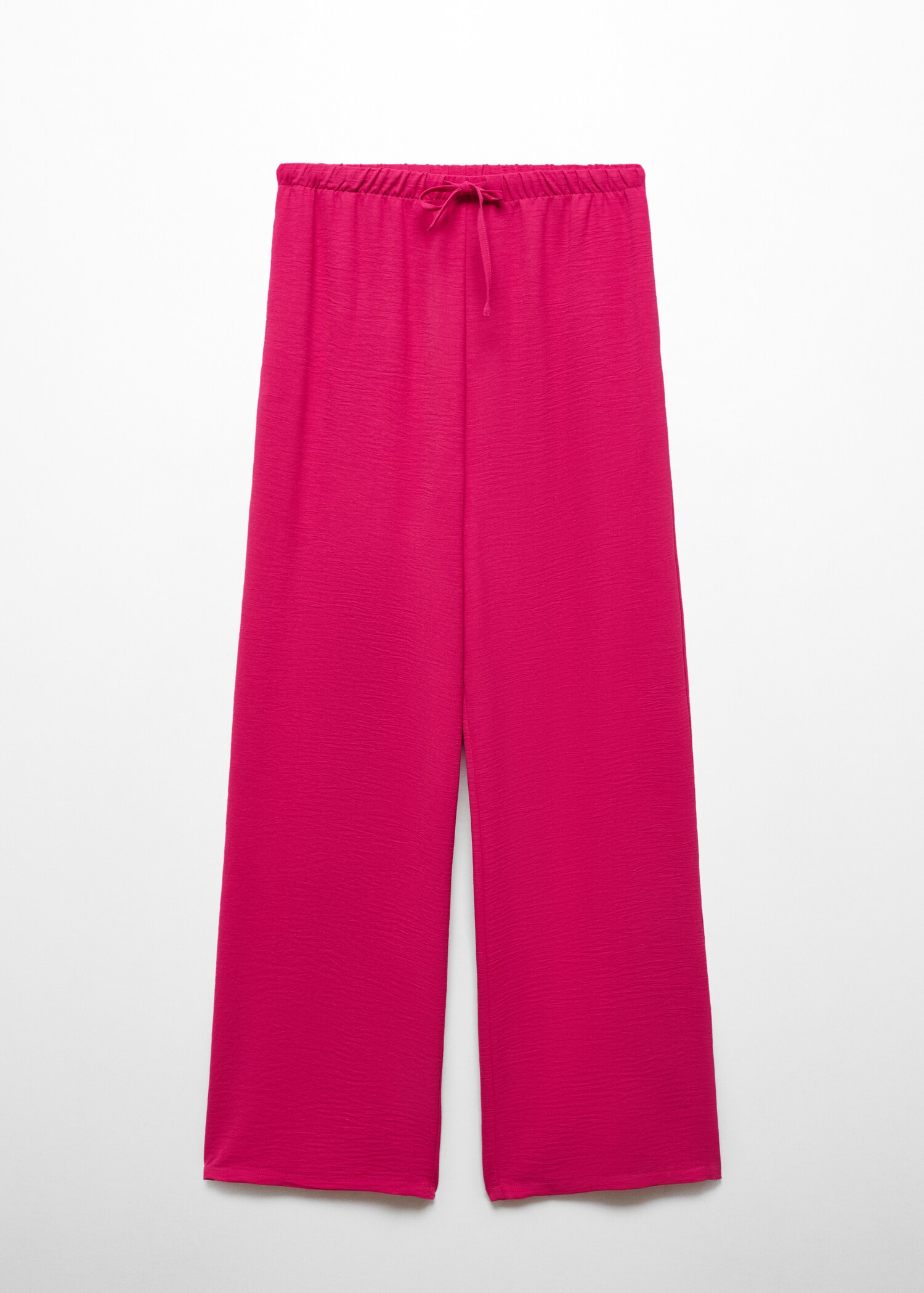 Wideleg trousers with elastic waist - Article without model