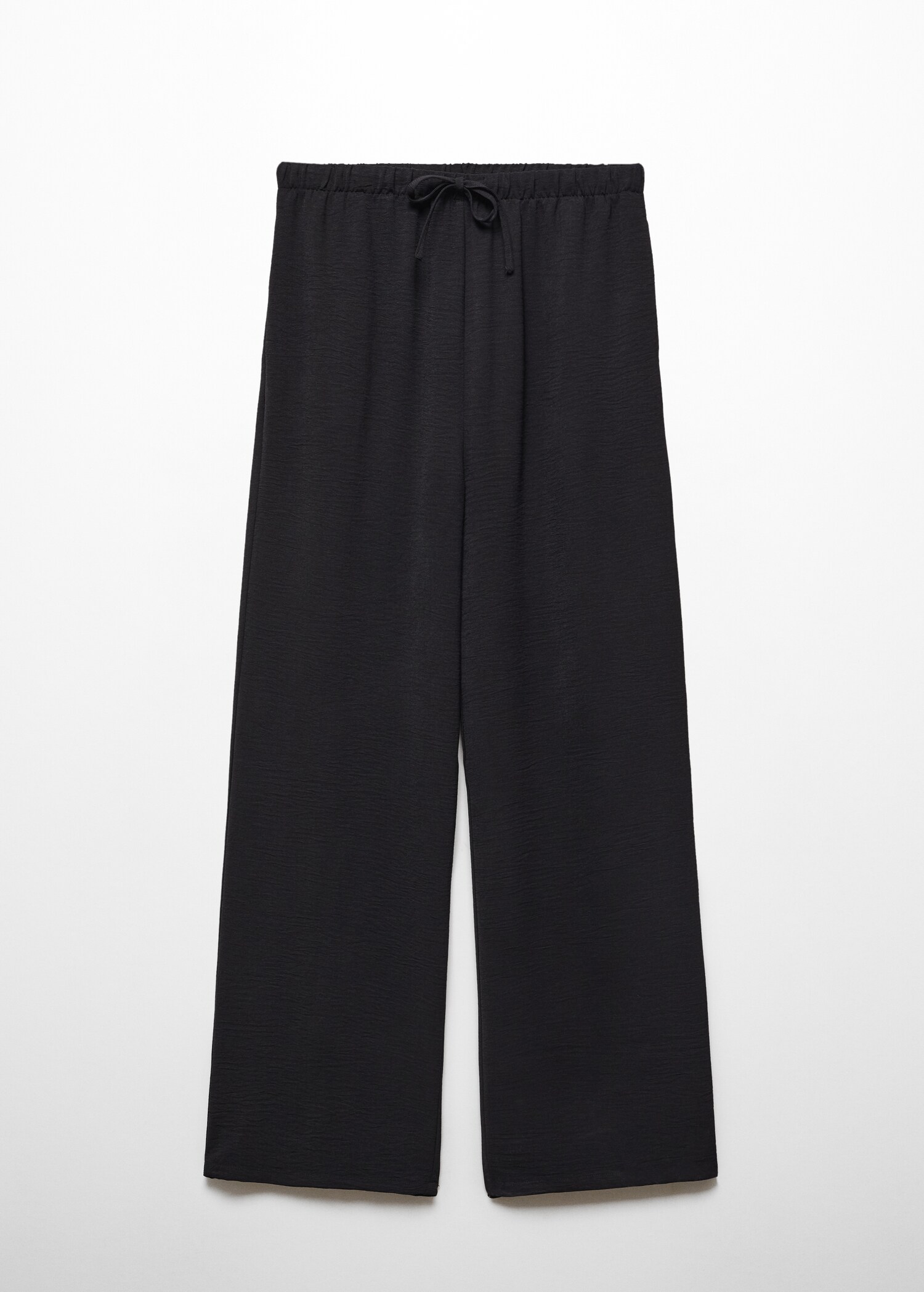 Wideleg trousers with elastic waist - Article without model