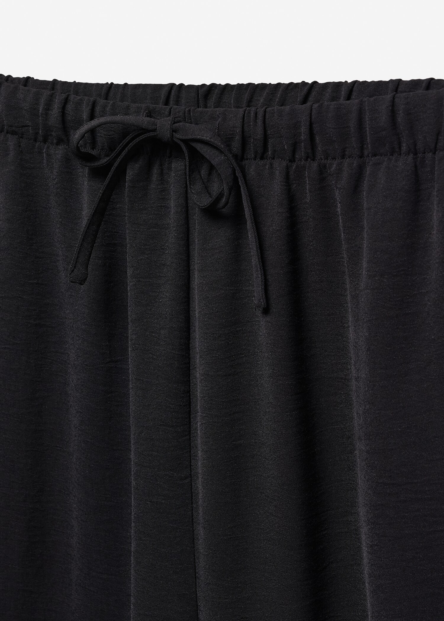 Wideleg trousers with elastic waist - Details of the article 8