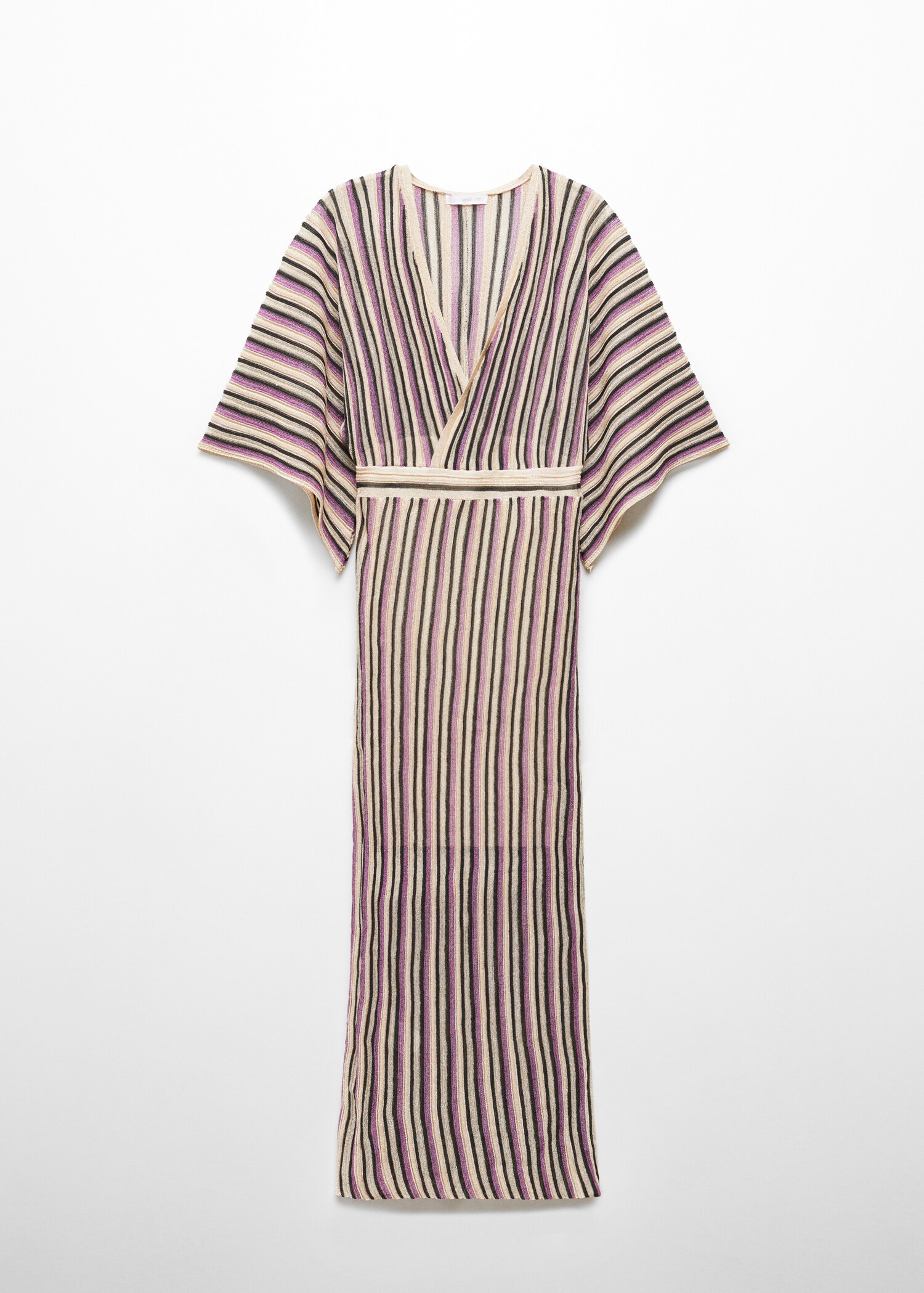 Vestido lúrex escote cruzado - Artículo sin modelo