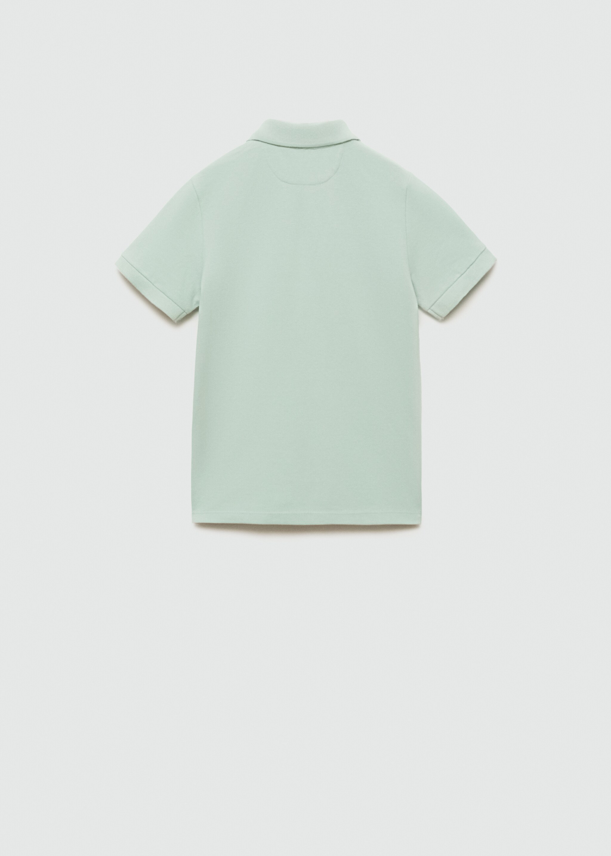 100% cotton polo shirt - Reverse of the article