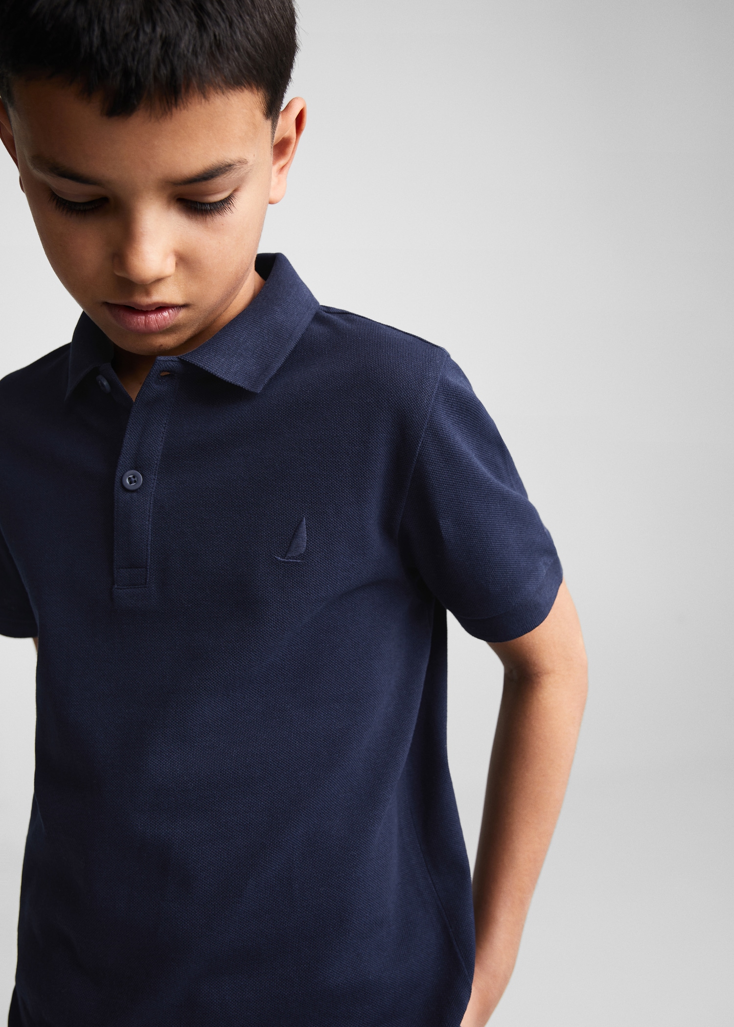 100% cotton polo shirt Kids MANGO Pakistan
