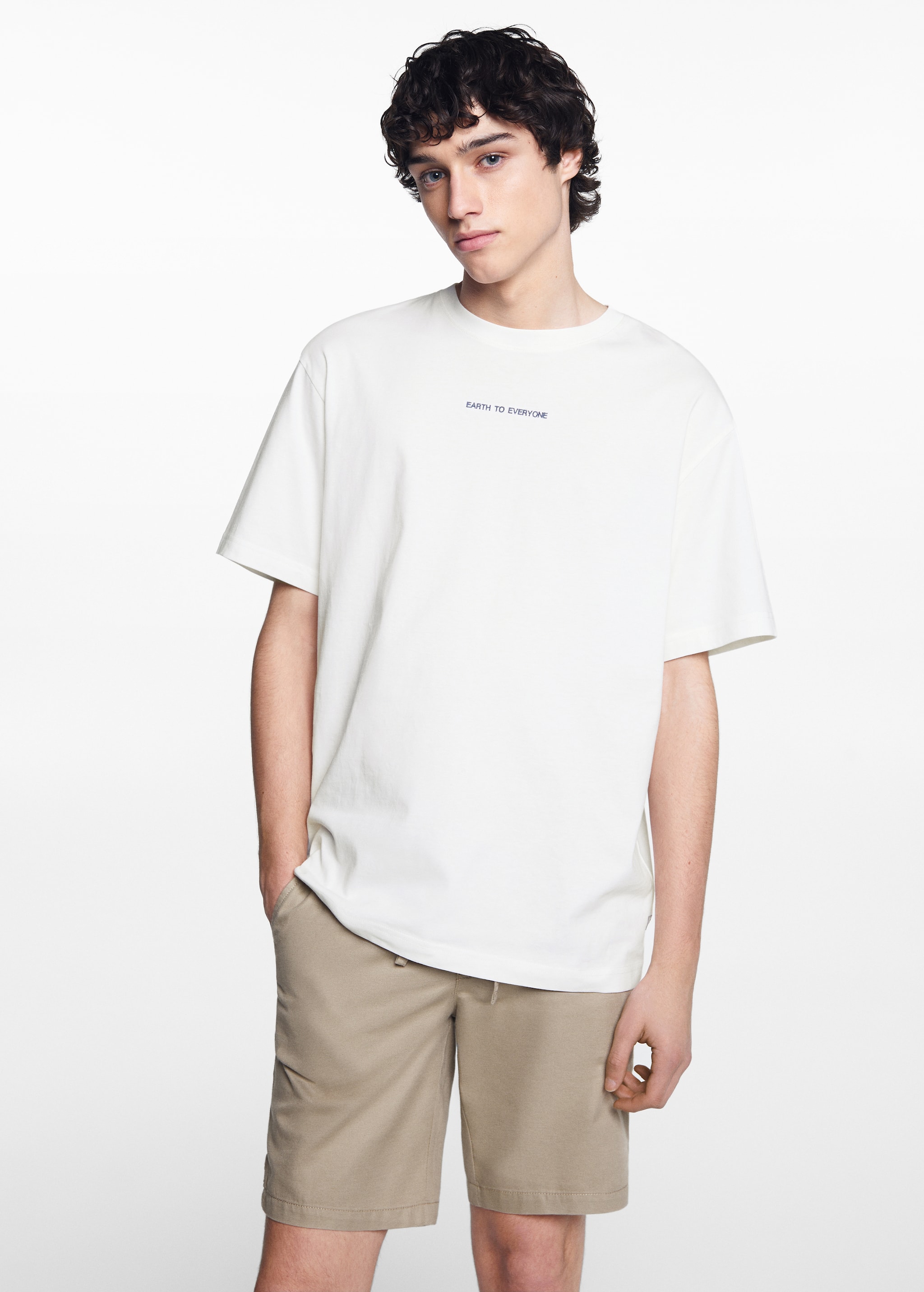 Camiseta estampada manga corta - Plano medio