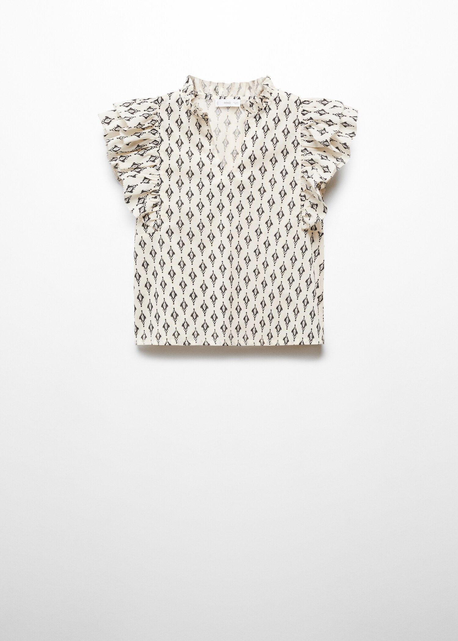 Ruffles printed blouse - Article without model