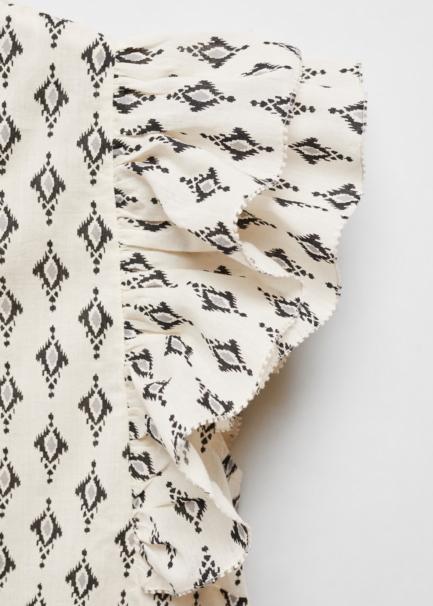 Ruffles printed blouse - Details of the article 8