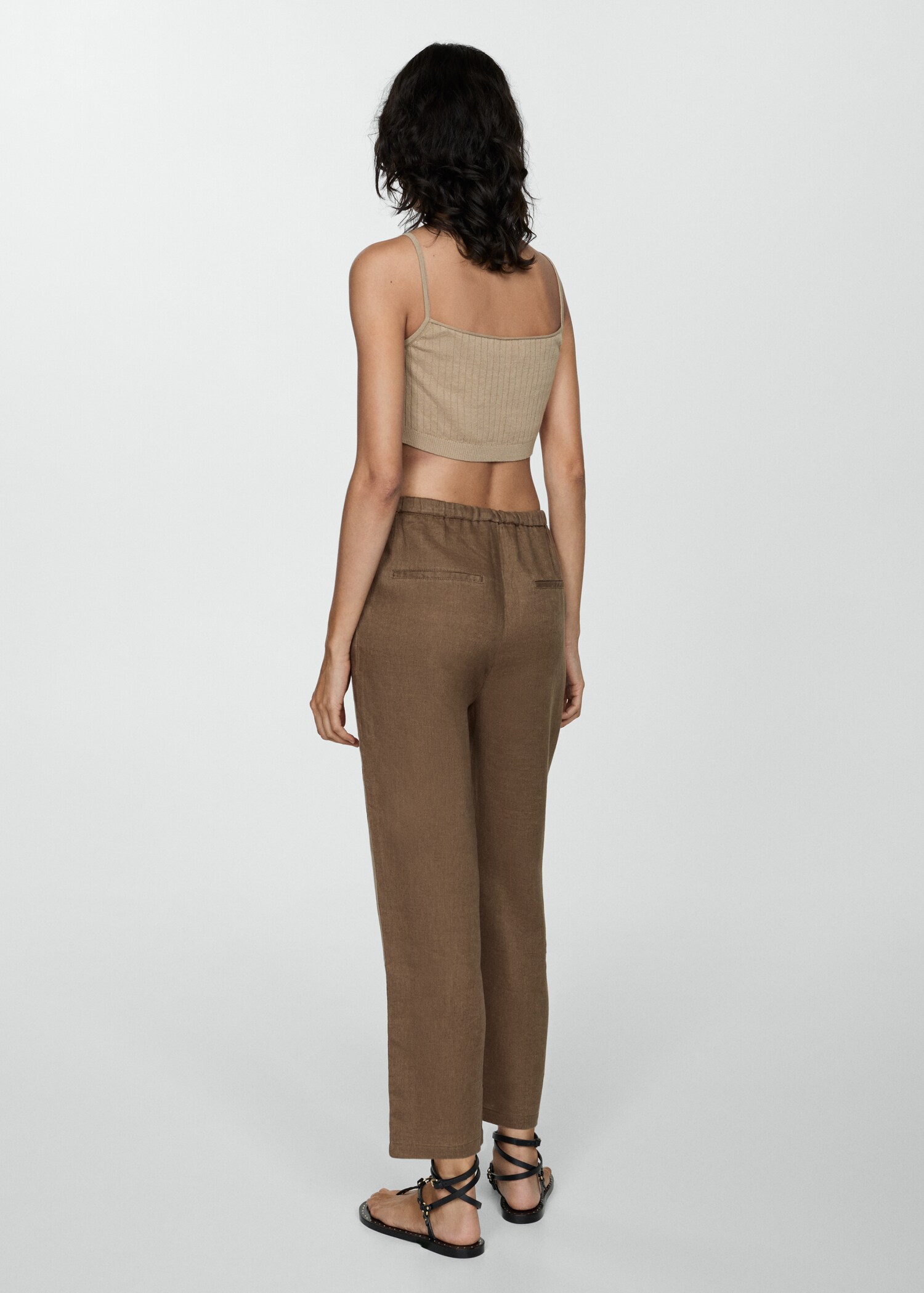 Pantalon 100 % lin - Verso de l’article
