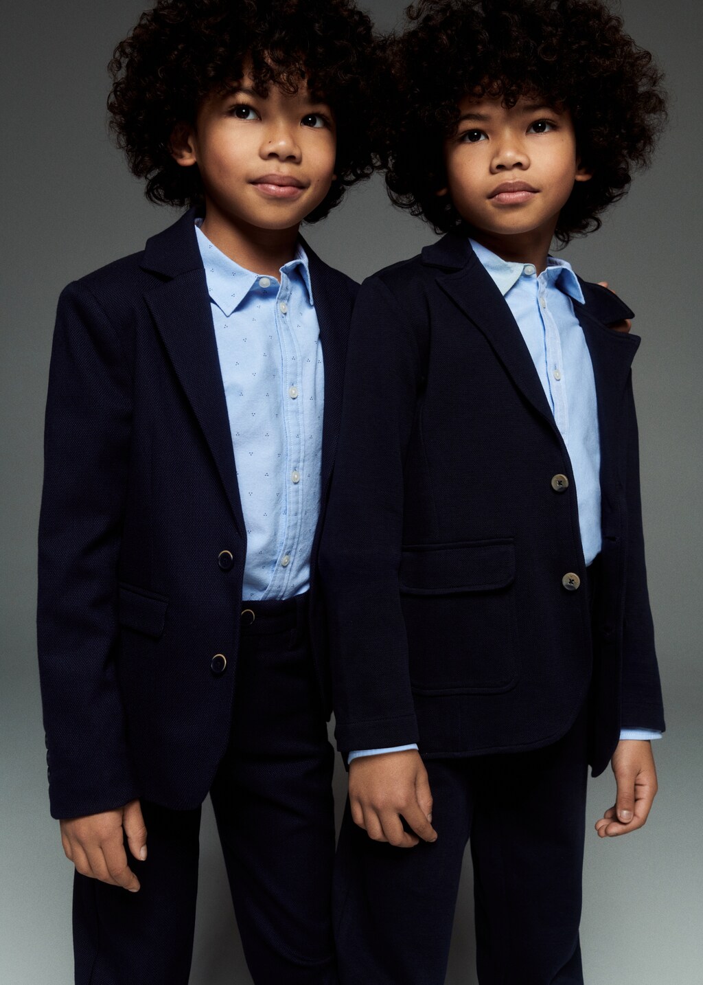 Textured regular fit suit blazer Kids MANGO Ireland