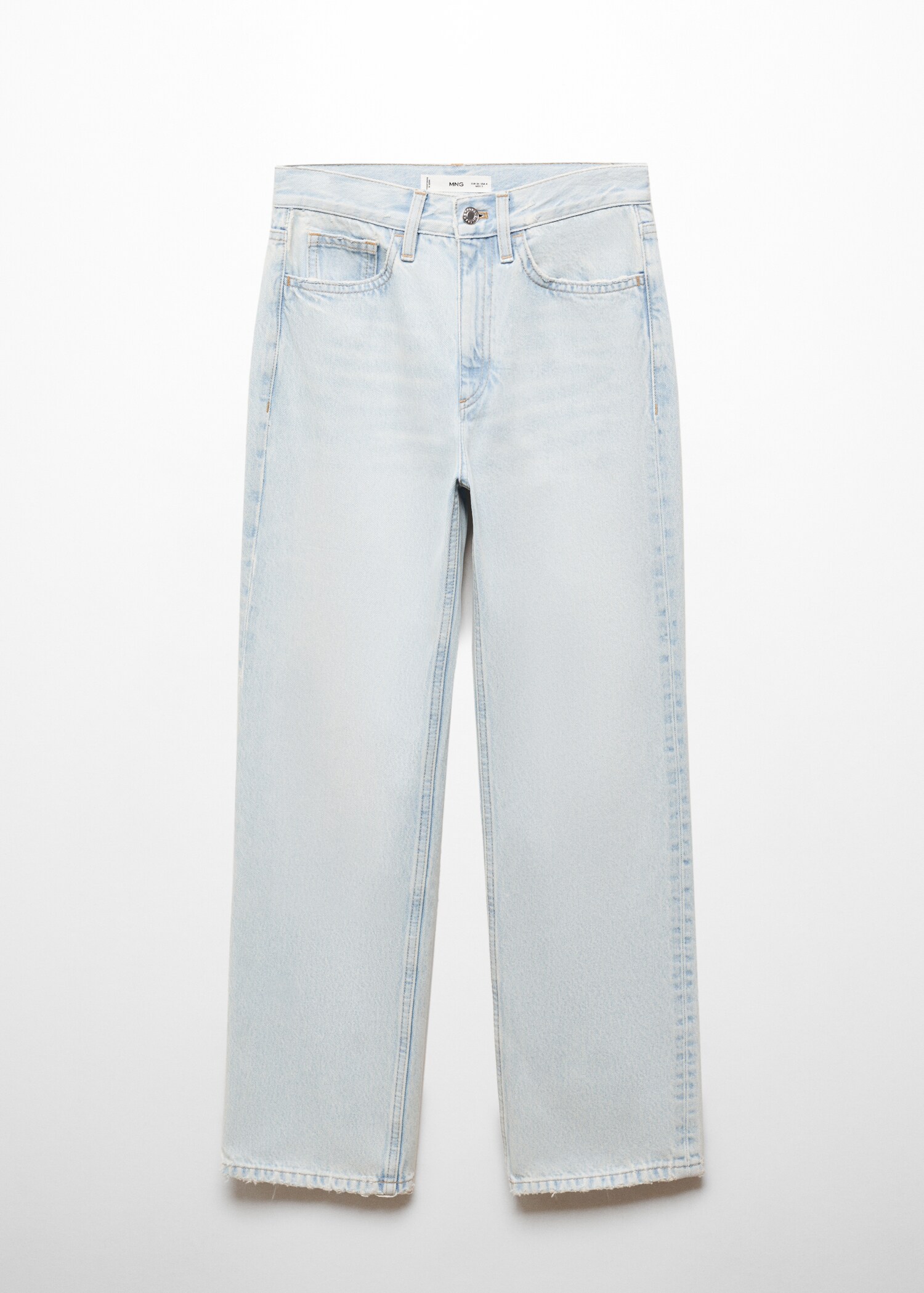 Mid-rise straight jeans - Article without model