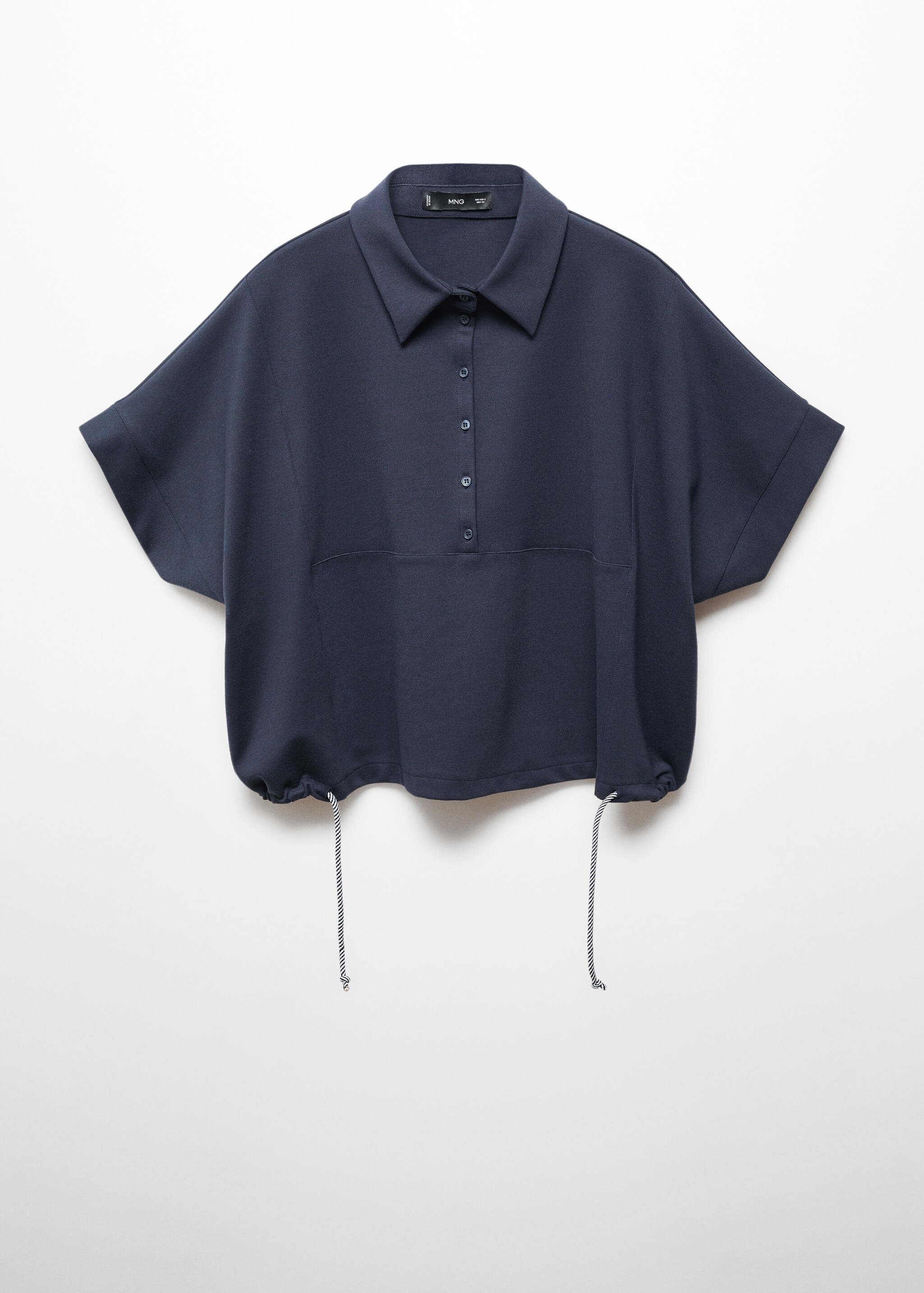 Polo-Sweatshirt mit verstellbarer Kordel - Artikel ohne Model