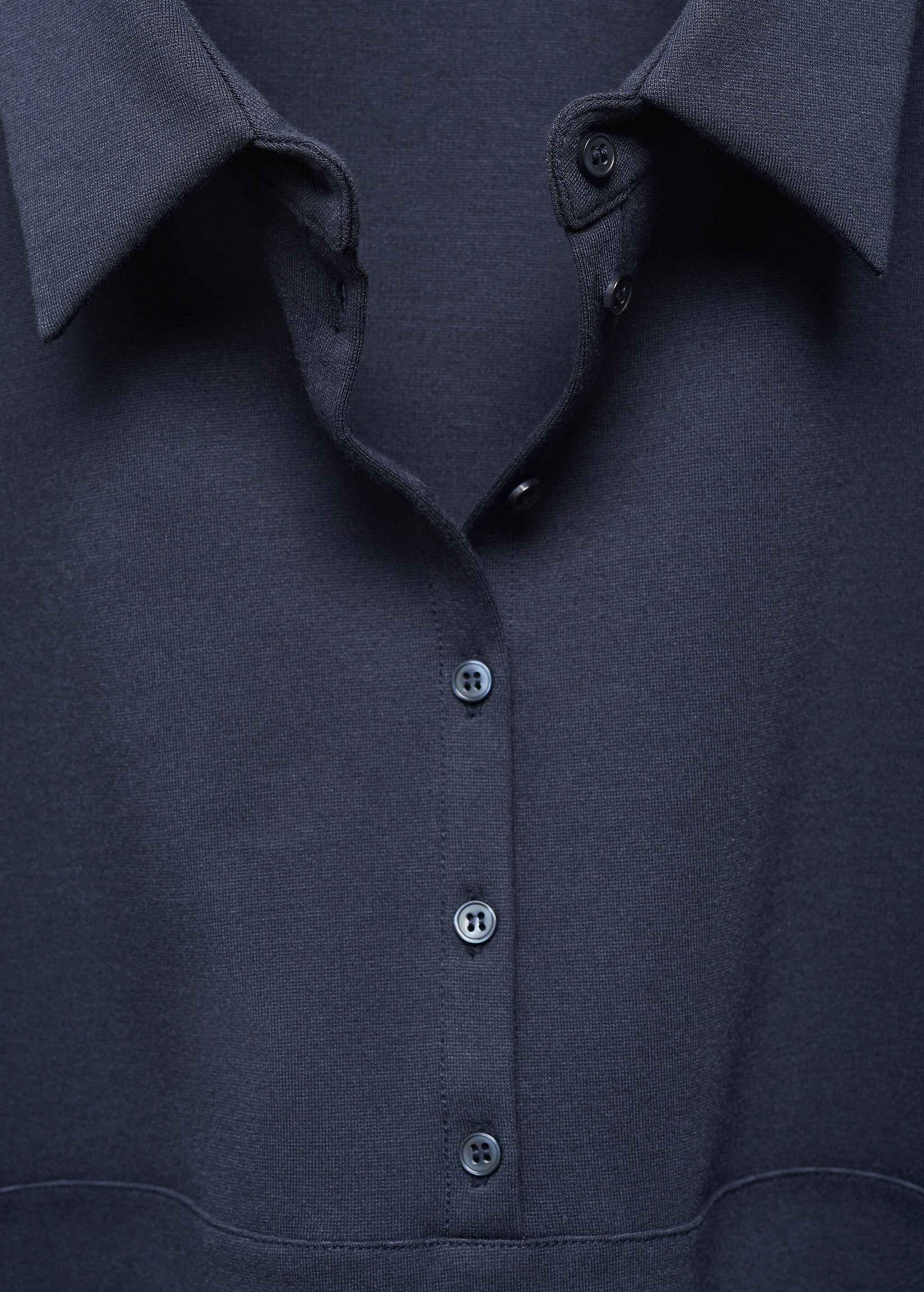 Adjustable drawstring polo sweatshirt - Details of the article 8