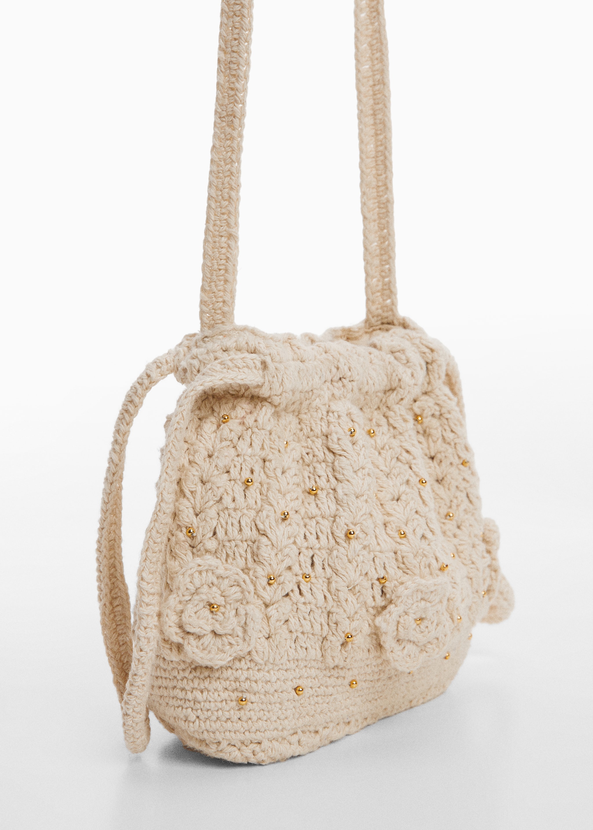 Floral crochet bag - Medium plane