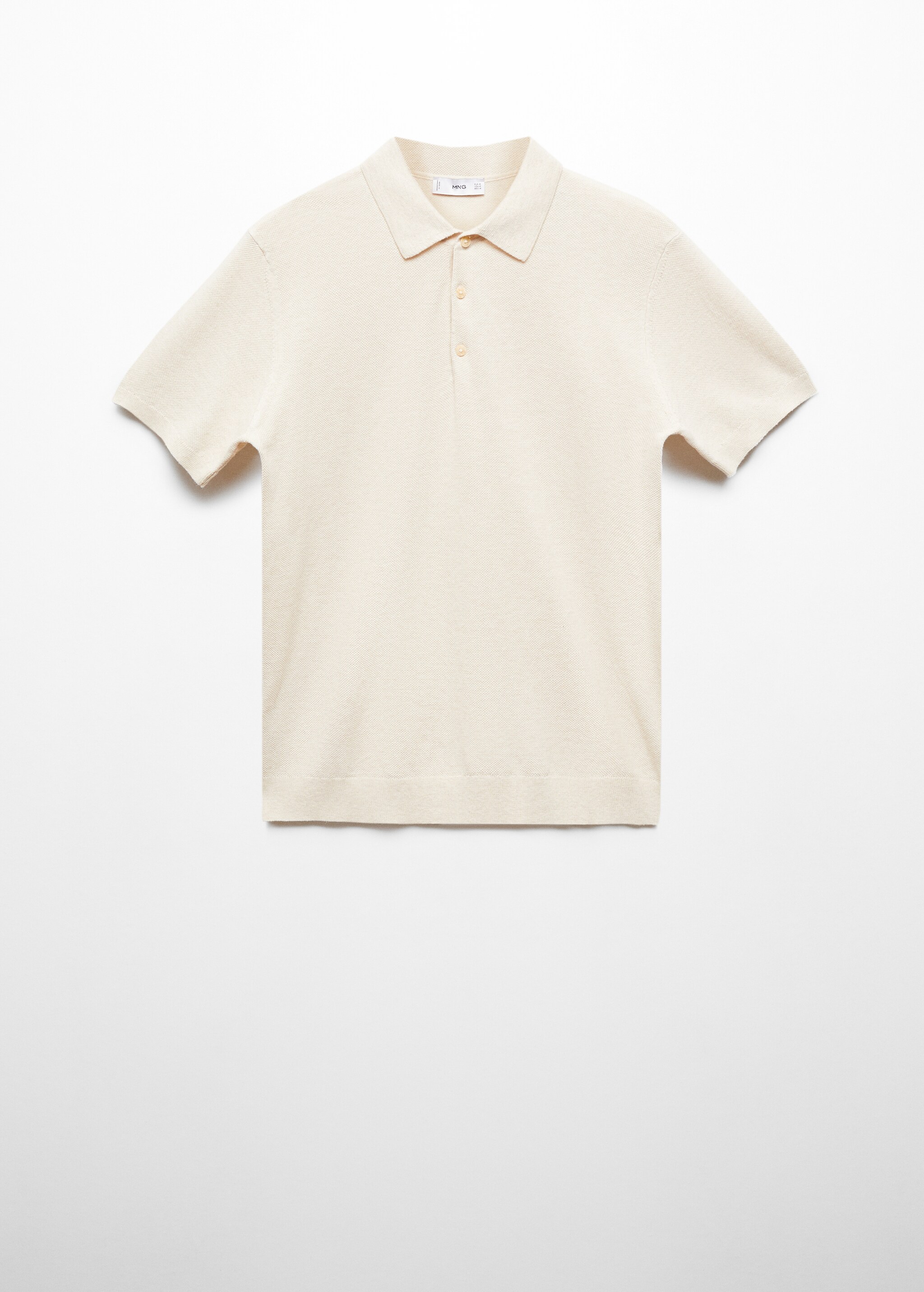 Kısa kollu triko polo gömlek - Modelsiz ürün
