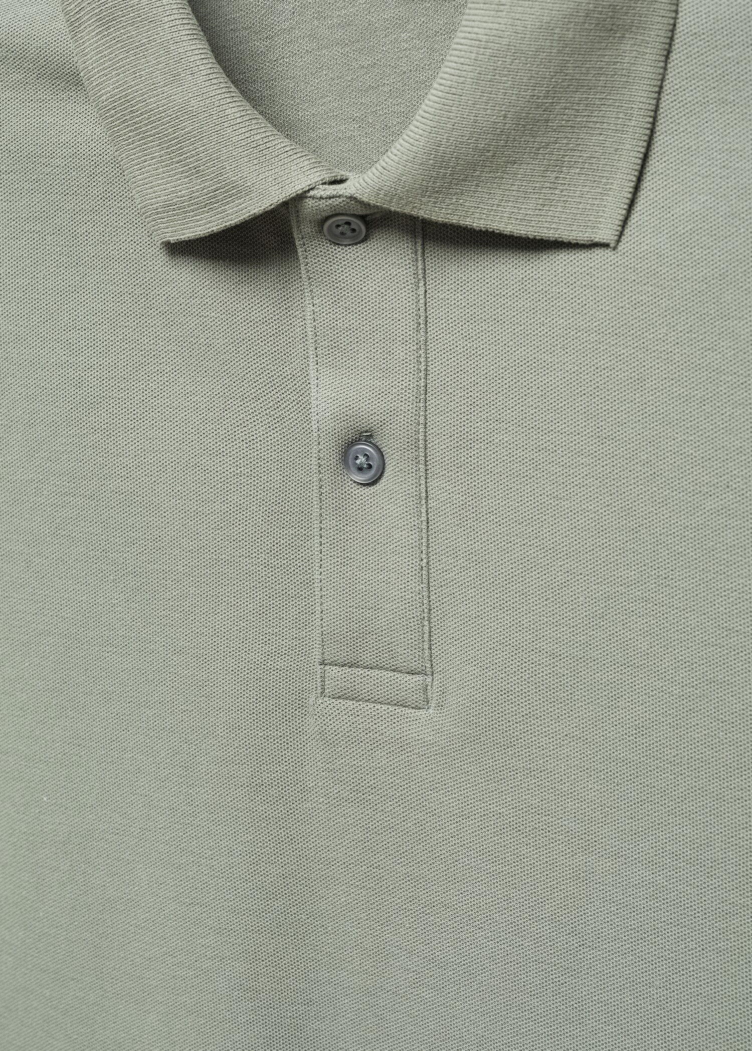 100% cotton pique polo shirt - Details of the article 8