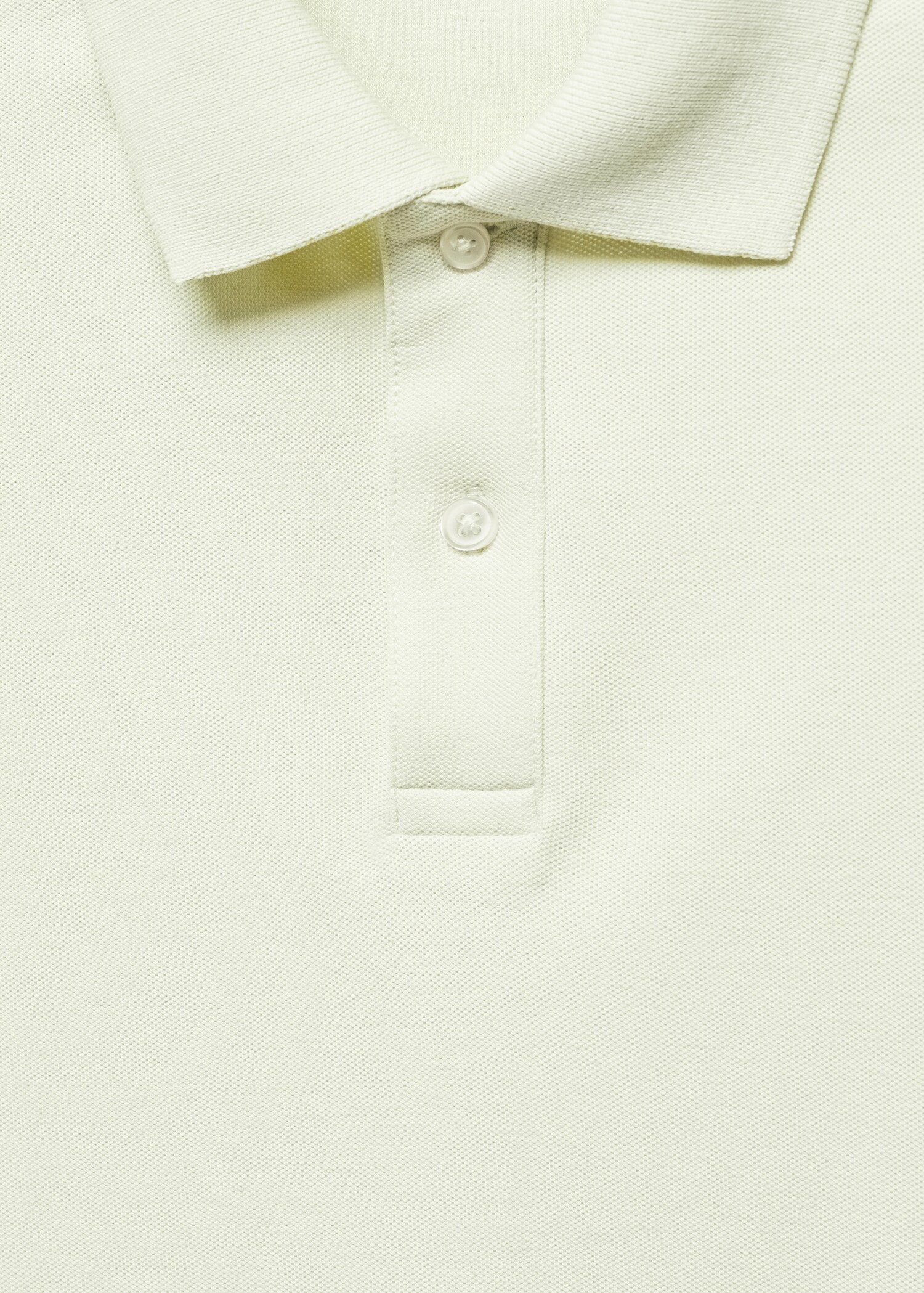 100% cotton pique polo shirt - Details of the article 8