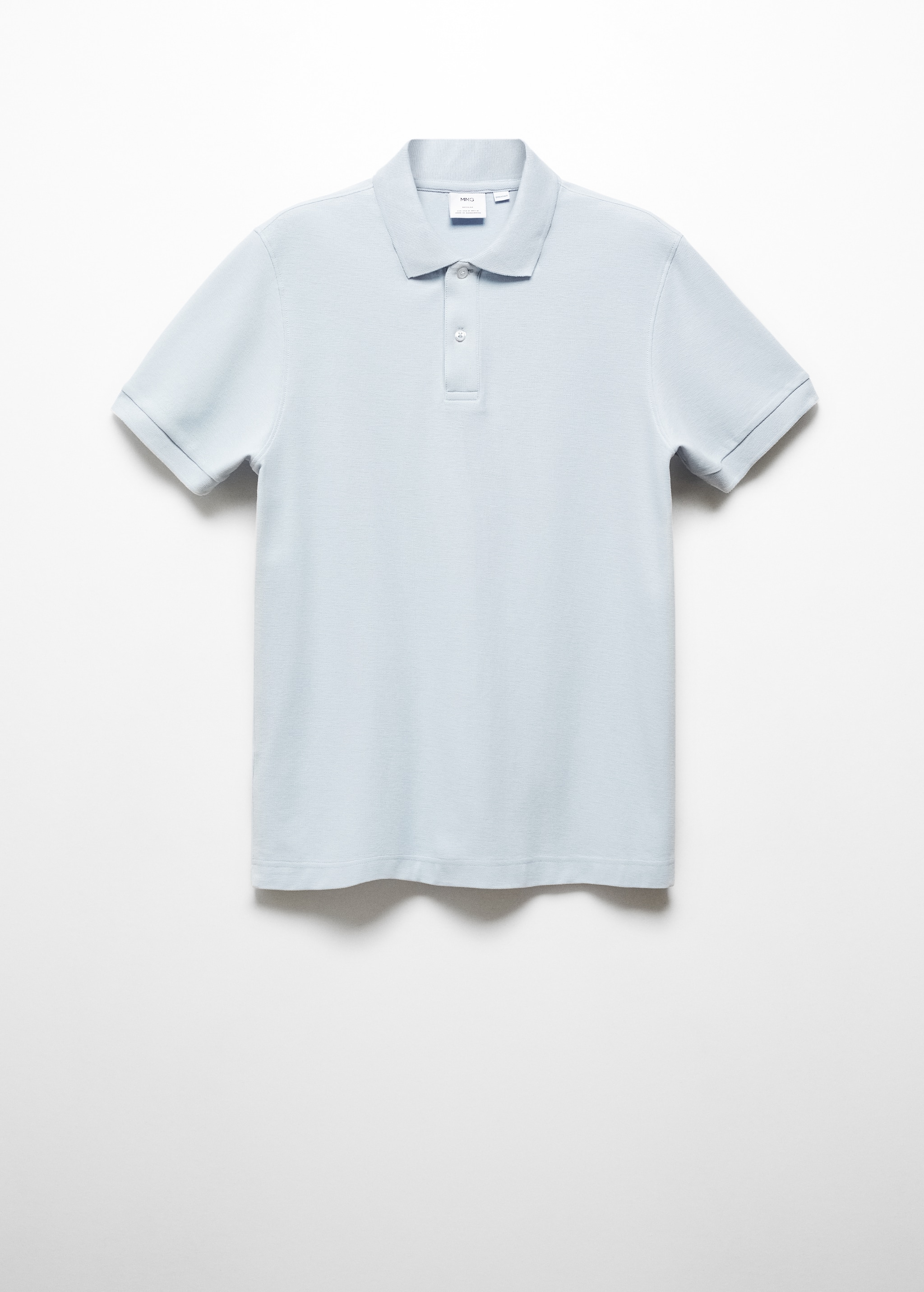 100% cotton pique polo shirt - Article without model