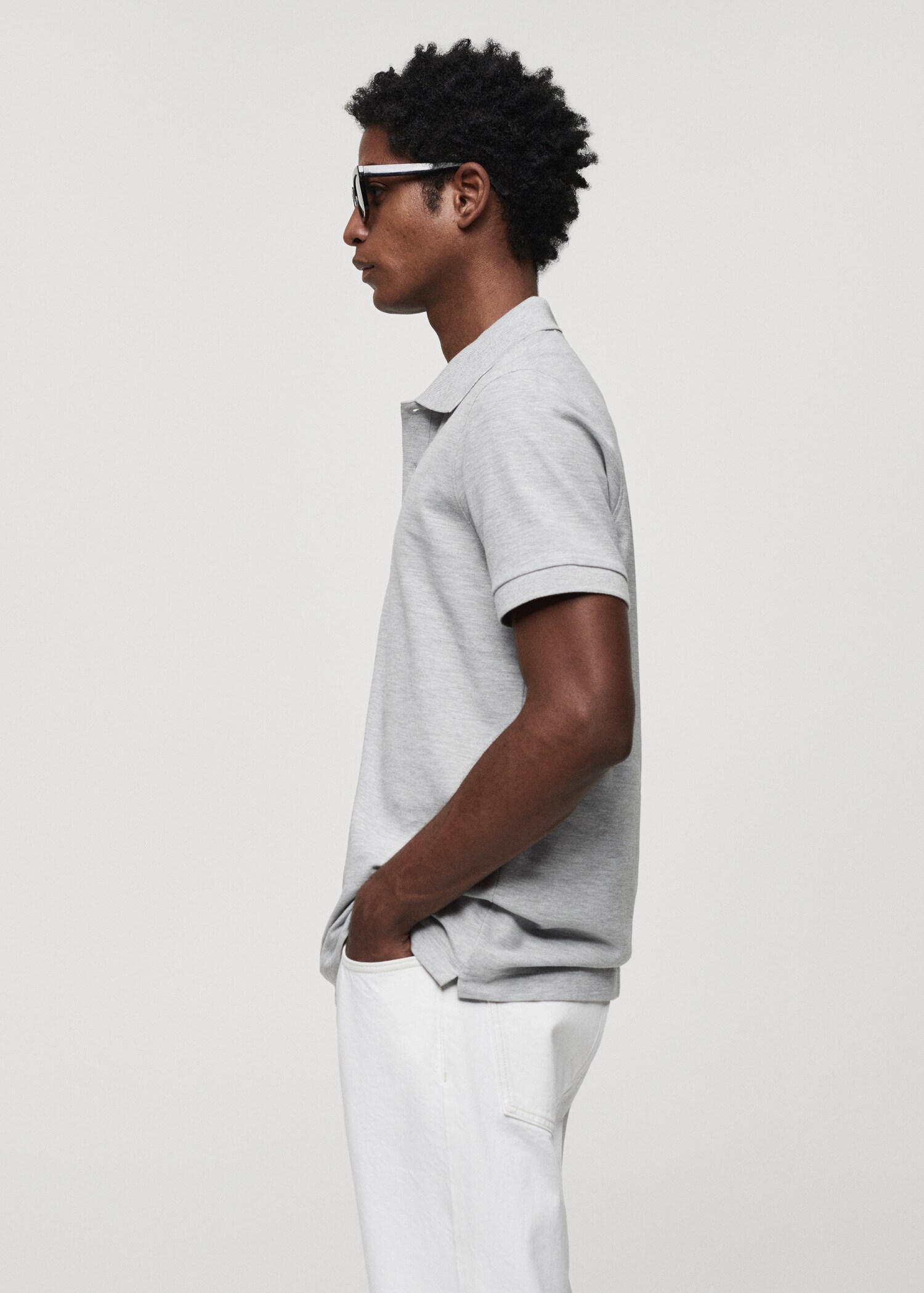 Polo 100 % piqué de coton - Détail de l'article 2