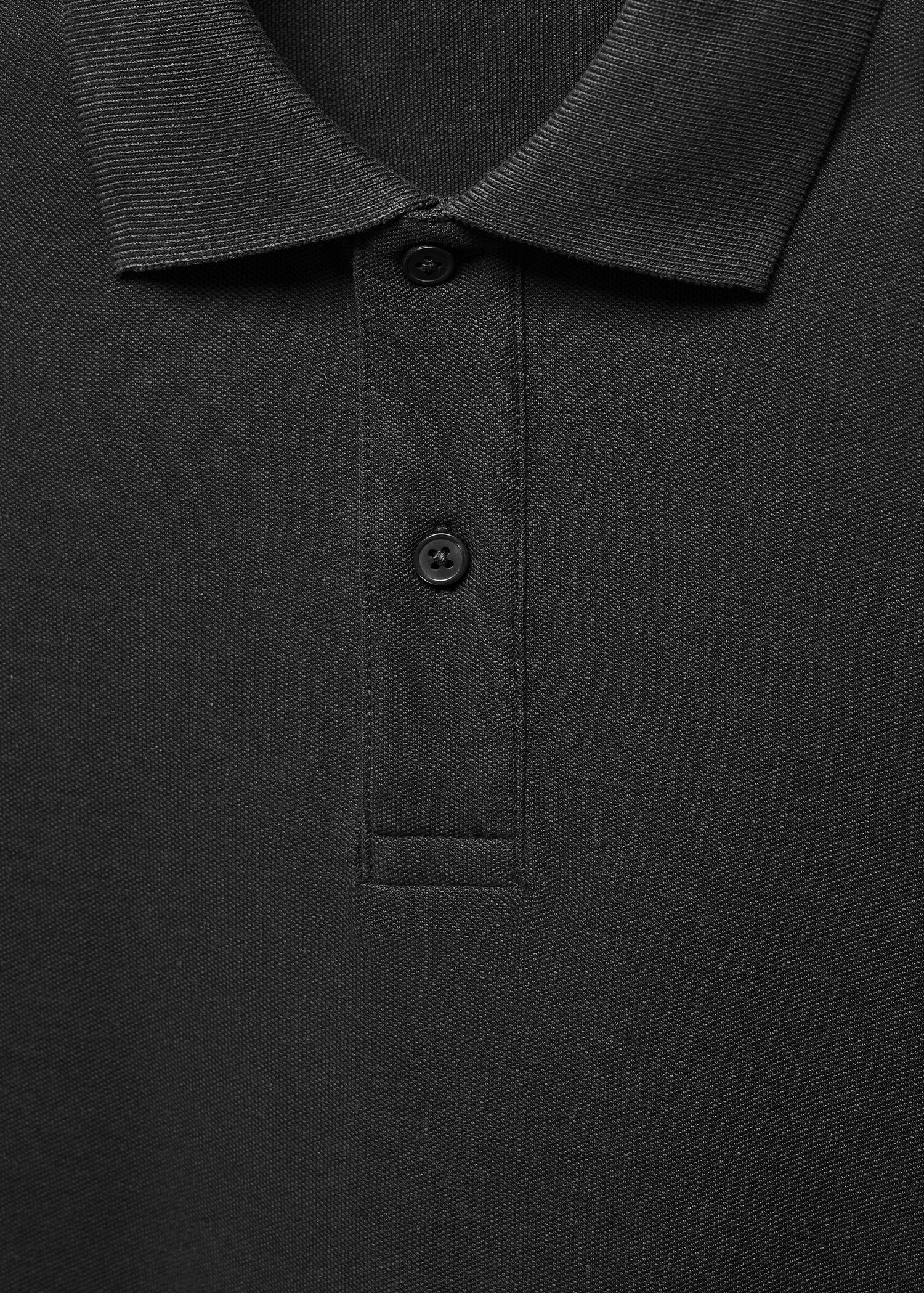 100% cotton pique polo shirt - Details of the article 8