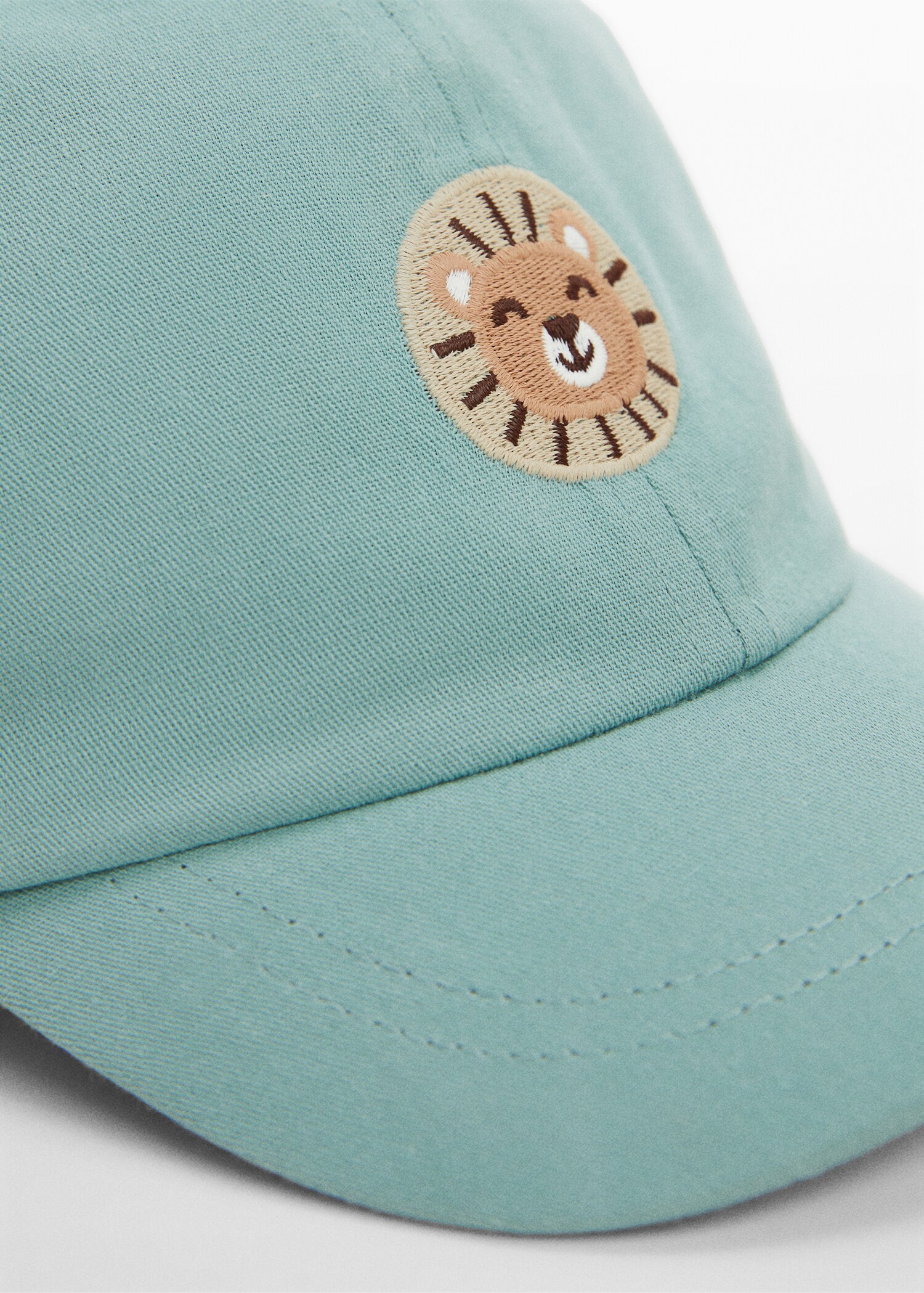 Embroidered detail cap