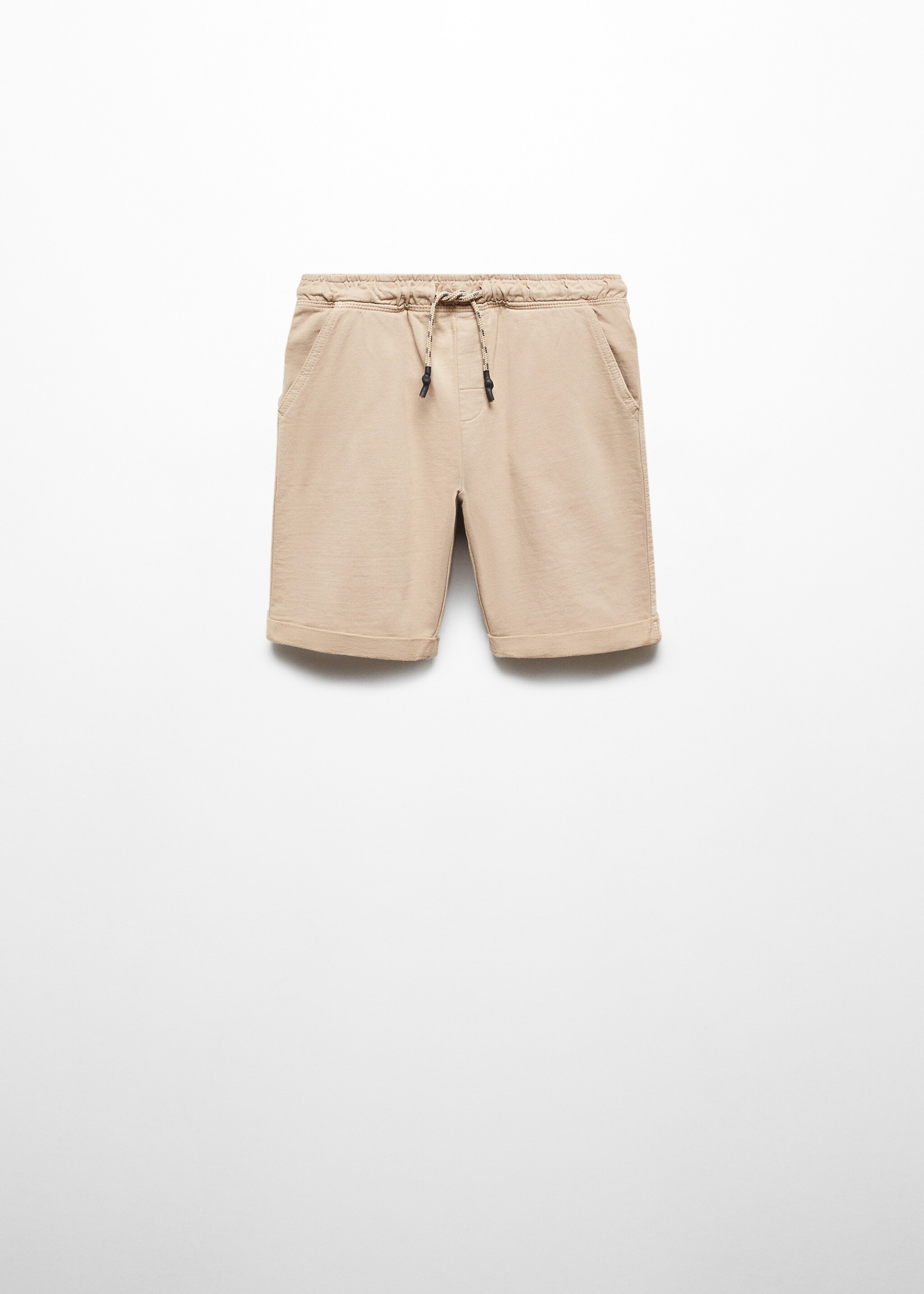 Elastic waist Bermuda shorts - Article without model