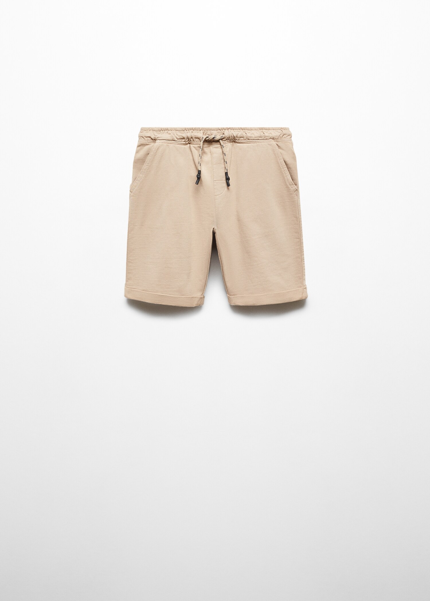 Elastic waist Bermuda shorts - Article without model