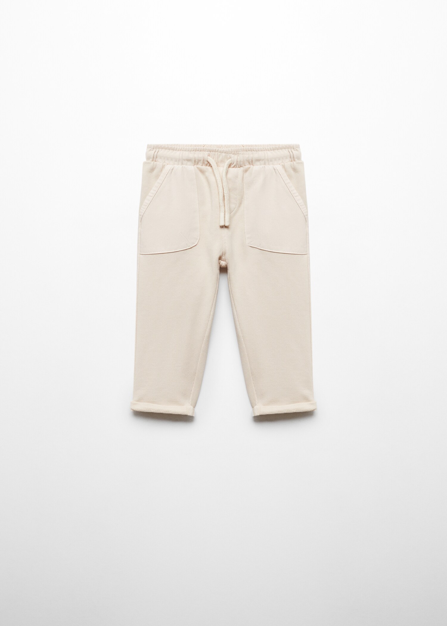 Cotton jogger-style trousers - Article without model