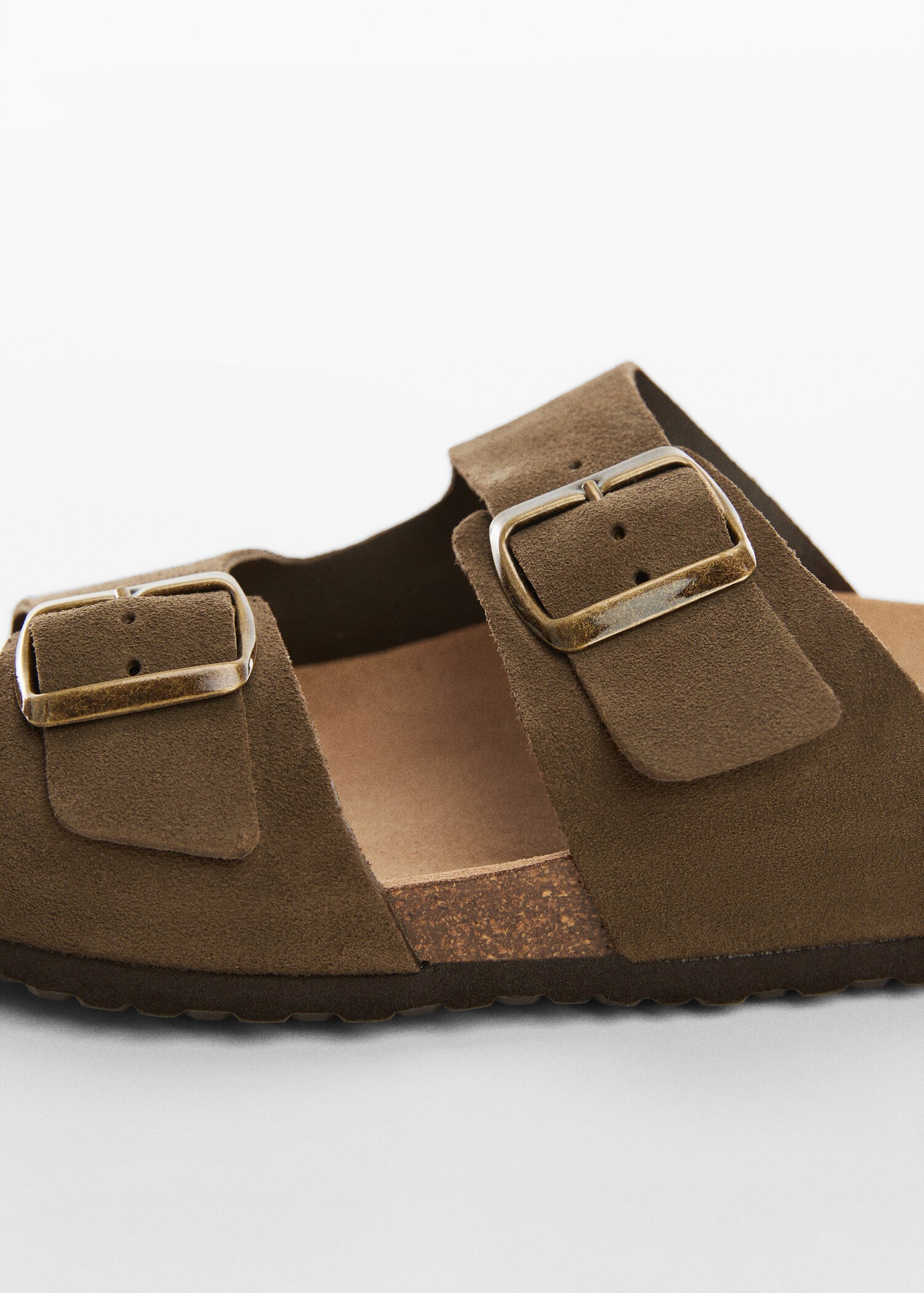Sandales cuir suède boucle - Détail de l'article 3