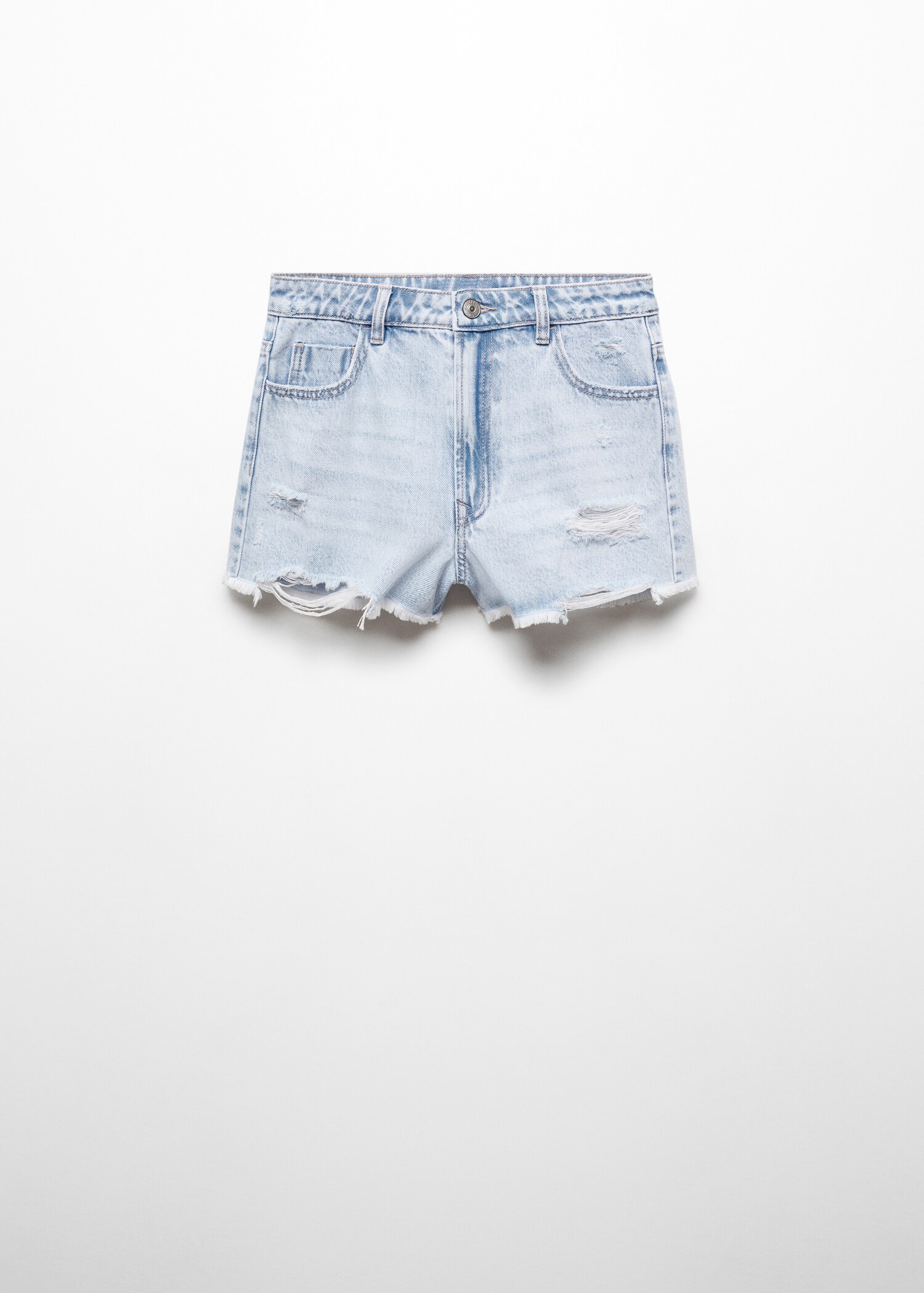 Broken denim shorts - Article without model