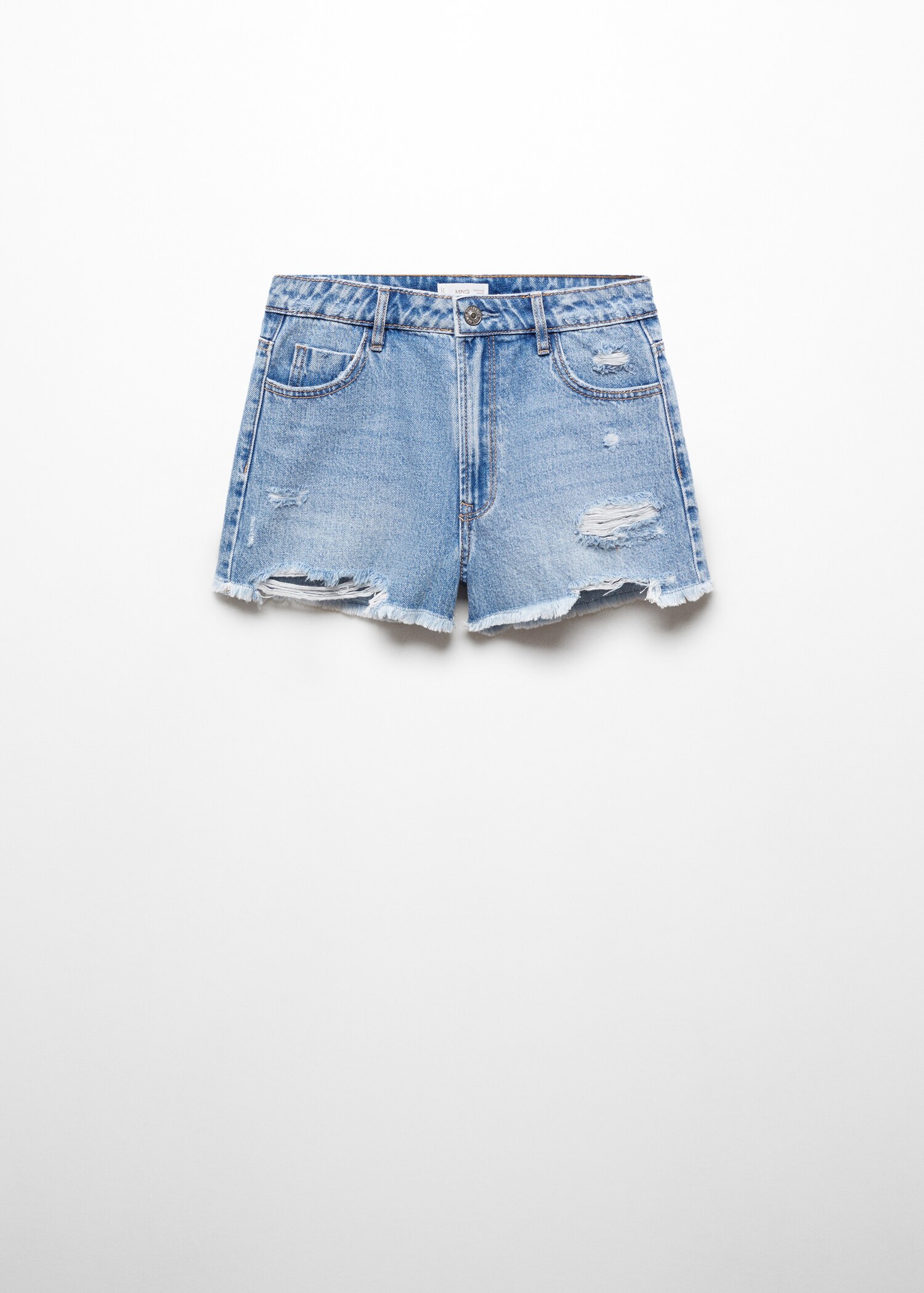 Broken denim shorts - Article without model