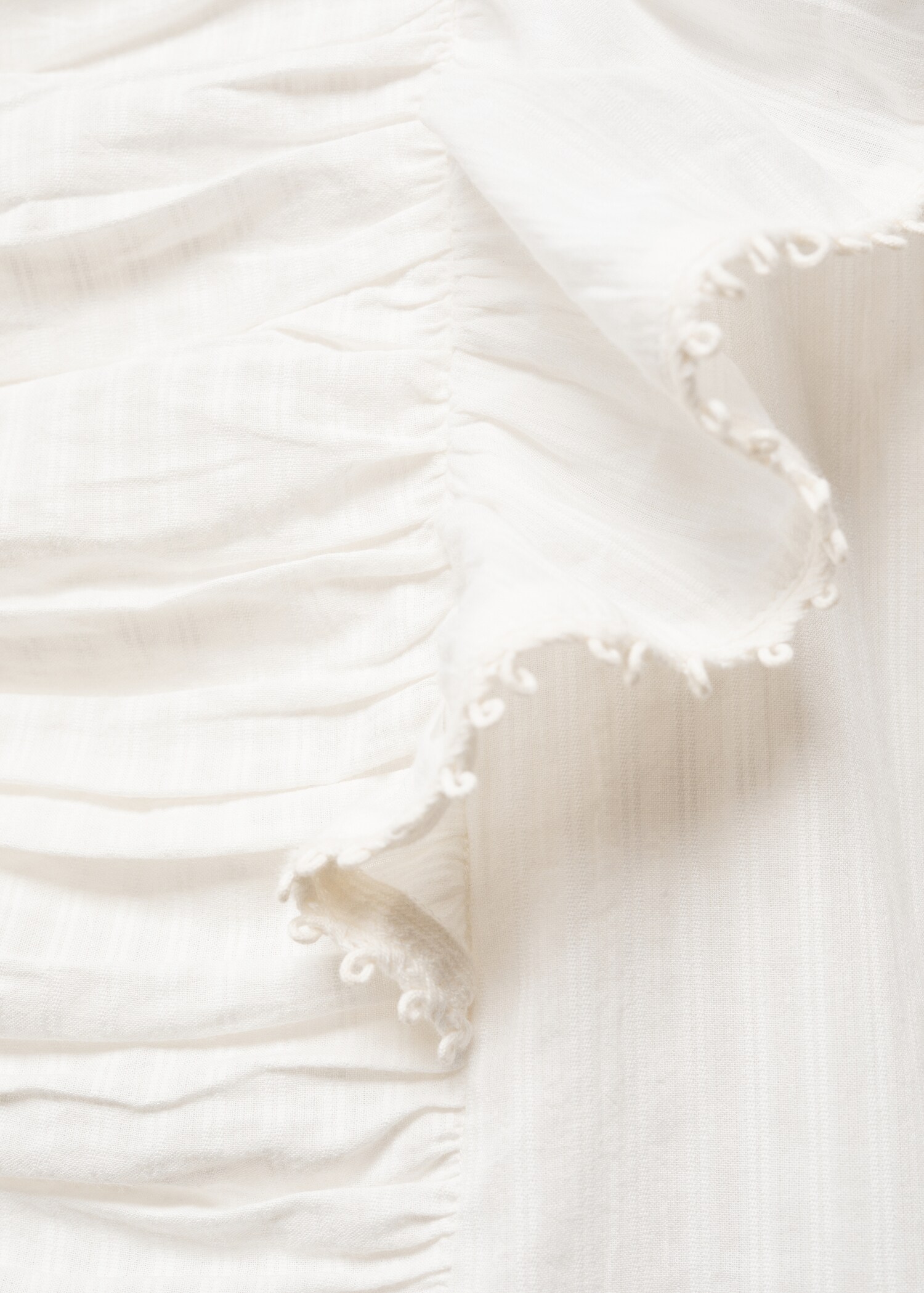 Blouse froncée volants - Détail de l'article 8