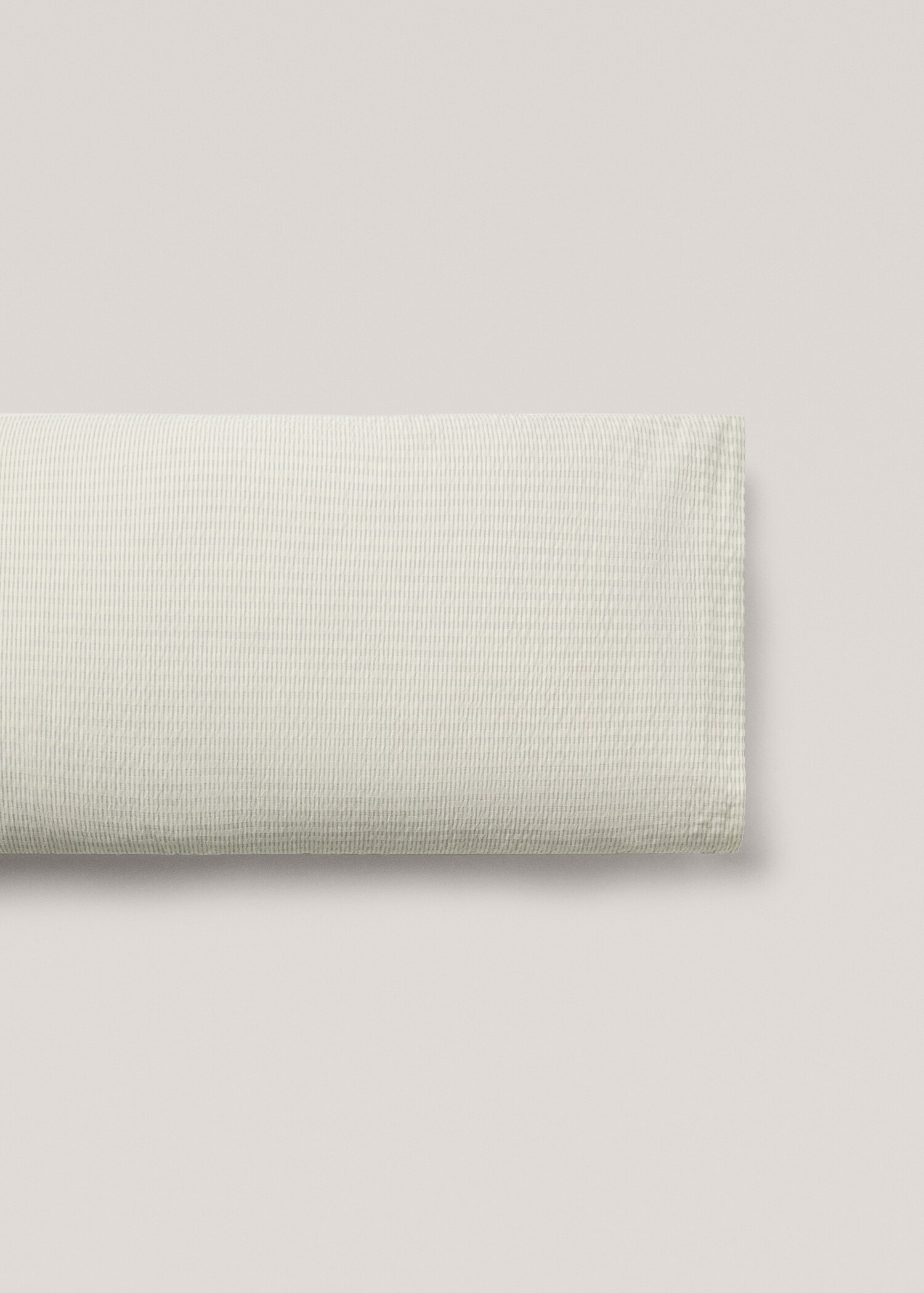 Poszewka na poduszkę z kory w tkane paski 45 x 110 cm - Artykuł bez modela/modelki