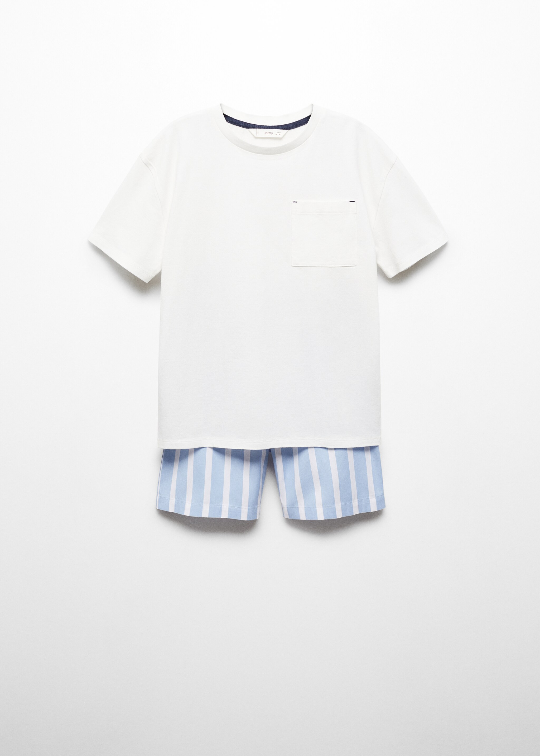 Striped cotton short pyjamas - Article without model