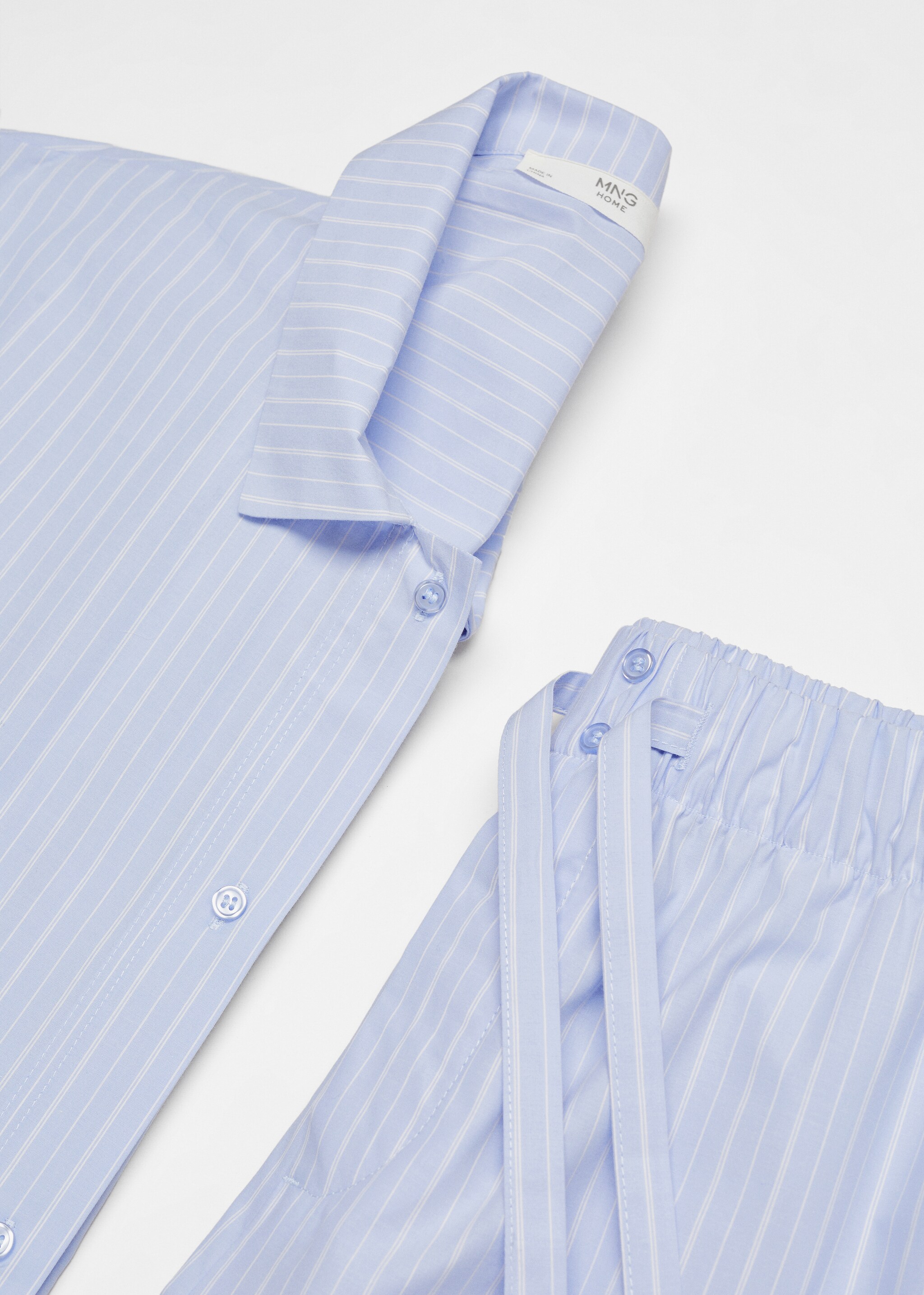 Two-piece cotton pyjamas - Details of the article 8