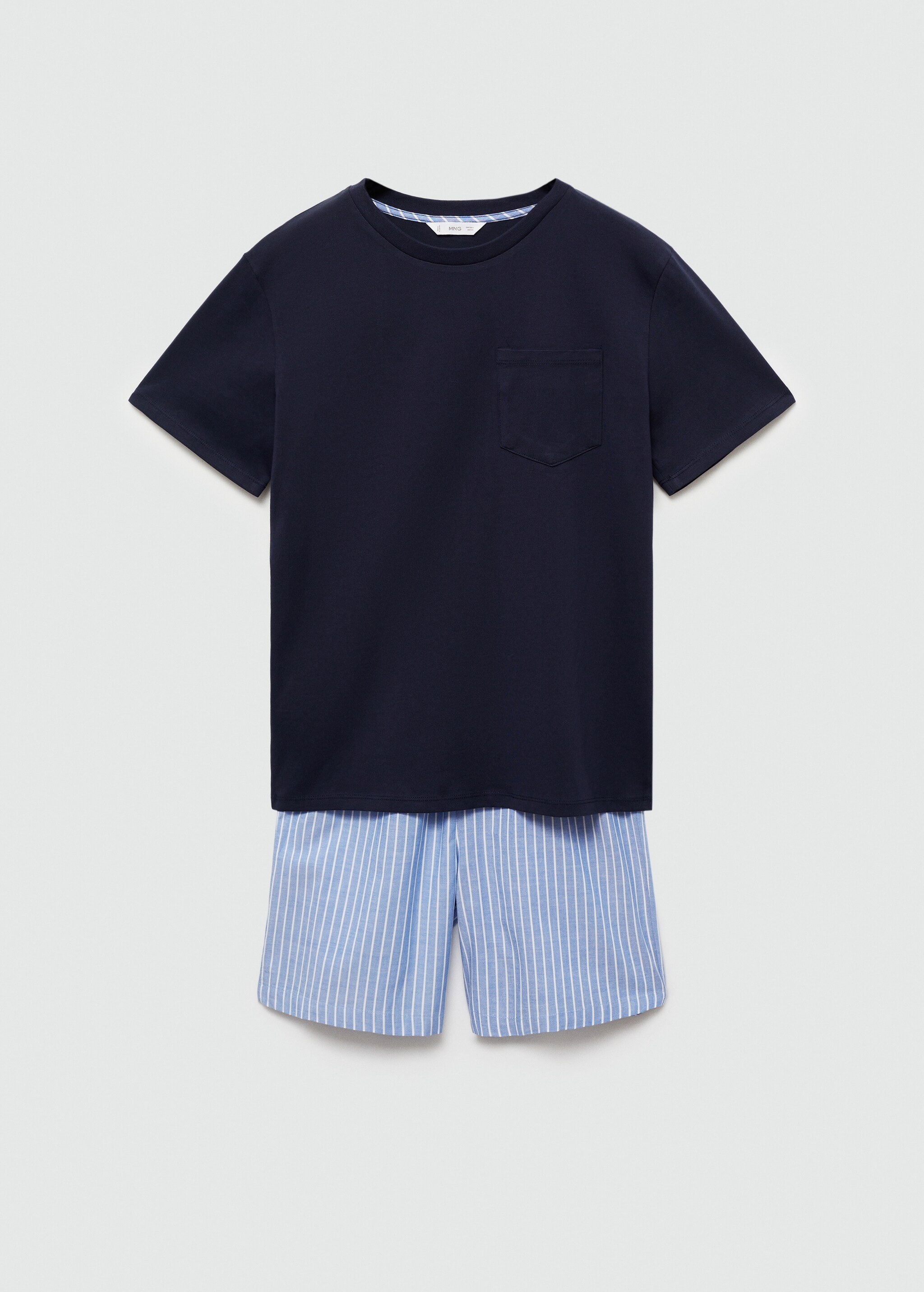 Pijama corto algodón rayas - Artículo sin modelo