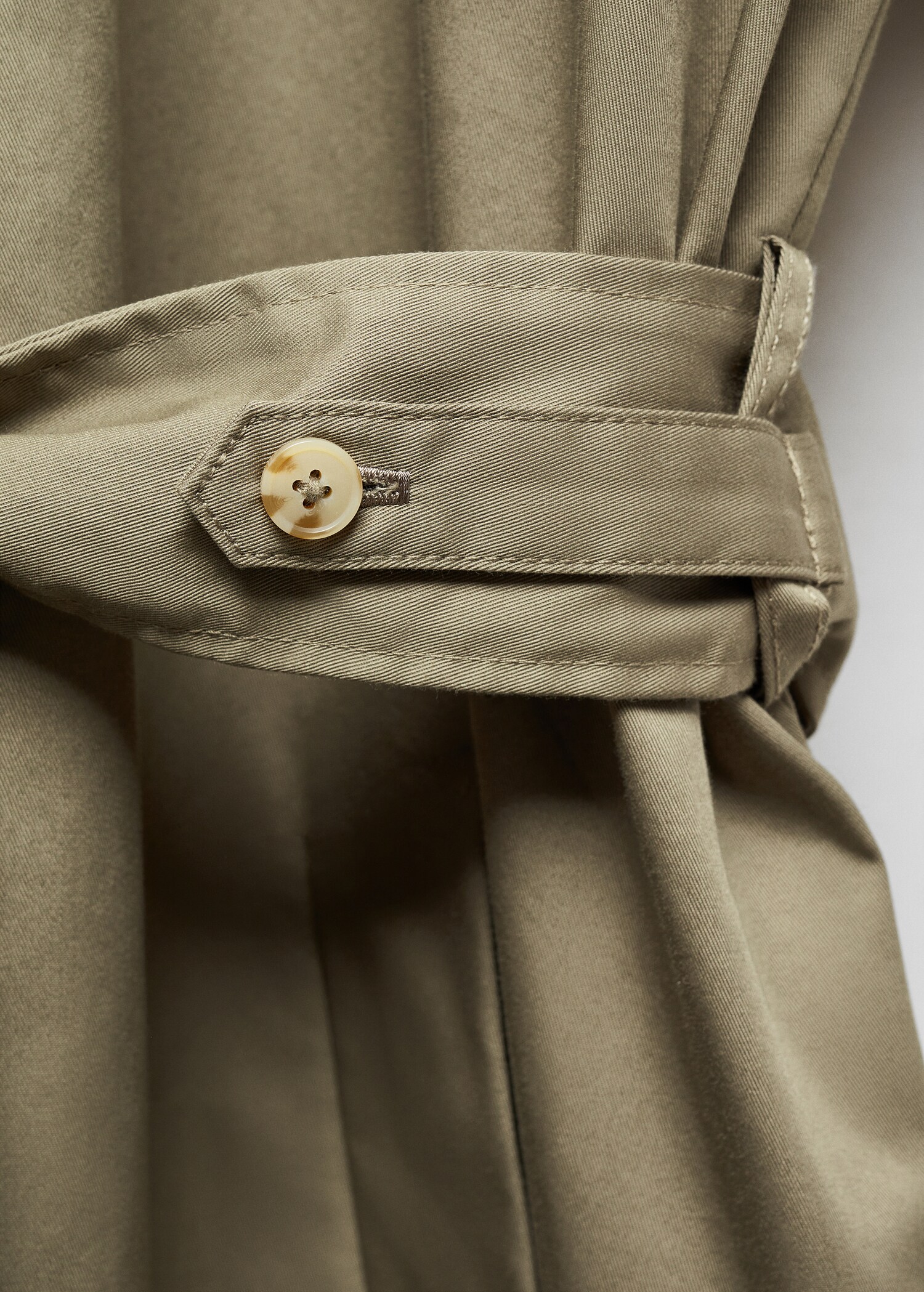 Katoenen trenchcoat met ceintuur - Detail van het artikel 8