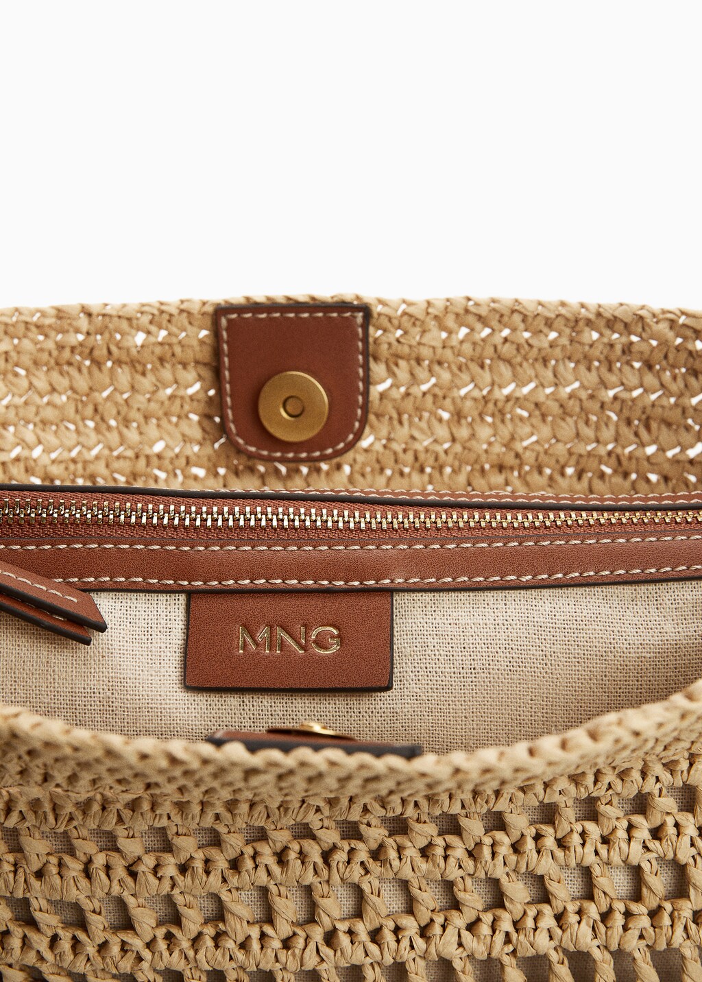 Bolso saco fibra natural